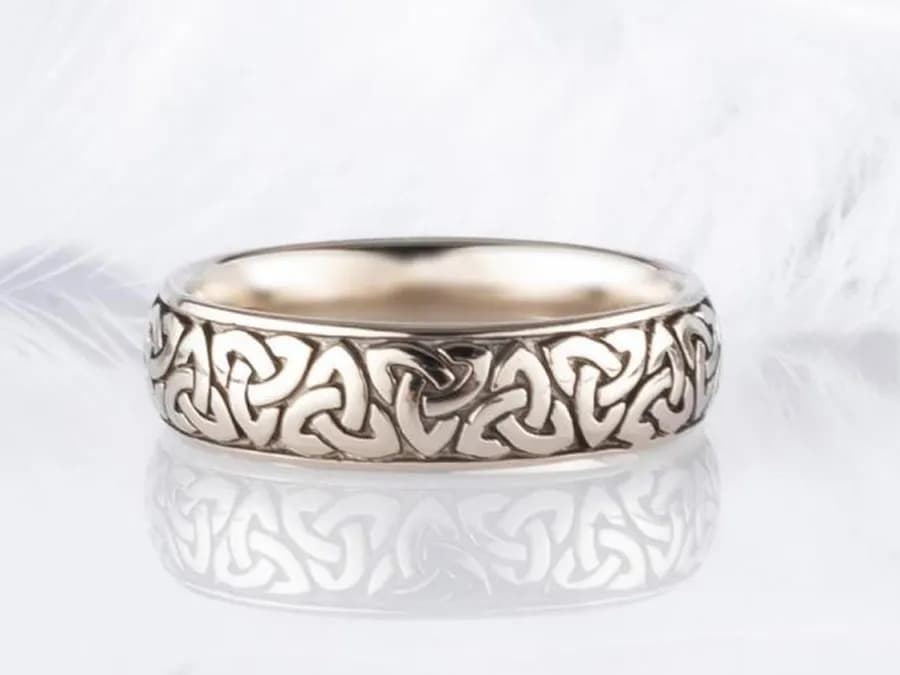 Обручка "Авалон" з білого золота 200-0135 (16)