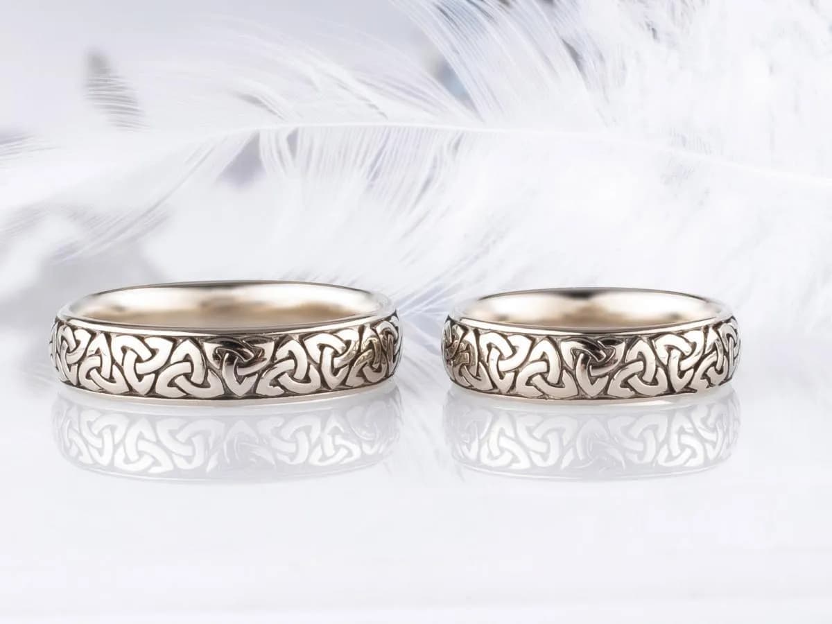 Обручка "Авалон" з білого золота 200-0135 (16)