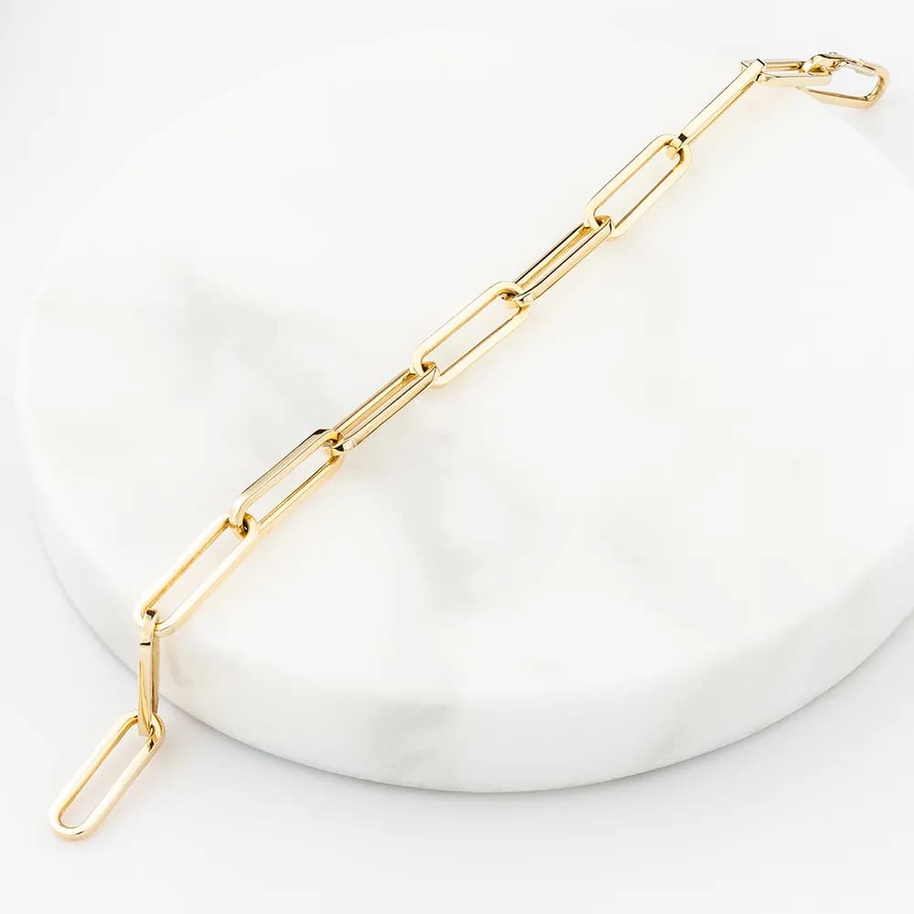 Браслет "Highlight" з жовтого золота 402-0108 (18)