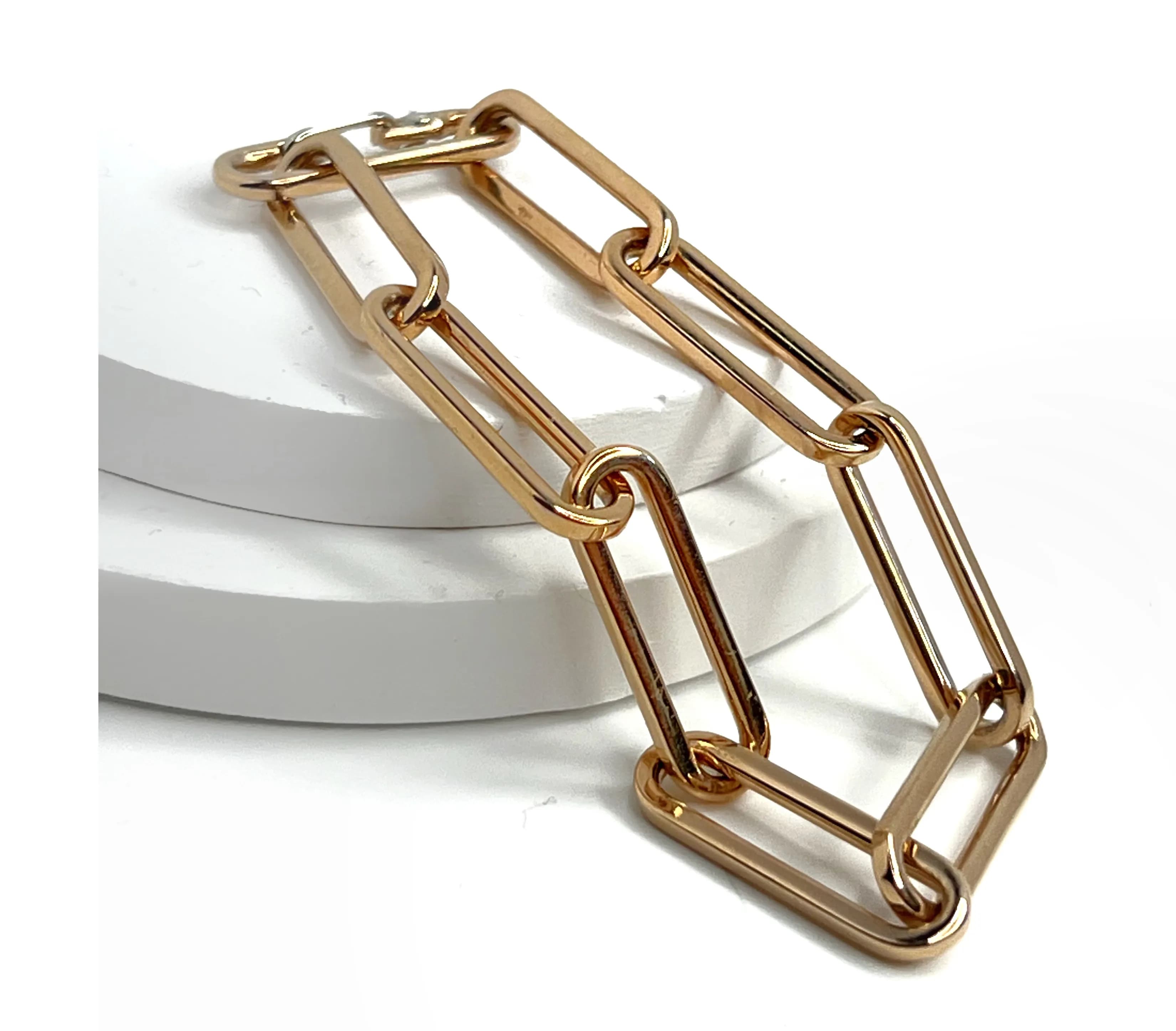 Браслет ``Highlight`` з червоного золота 102-0108 (18)