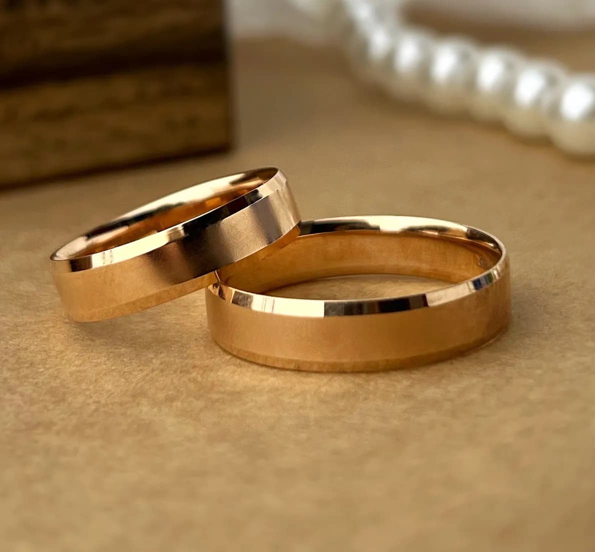 Обручка американка з фаскою з піскуванням 100-0750.04 (21)