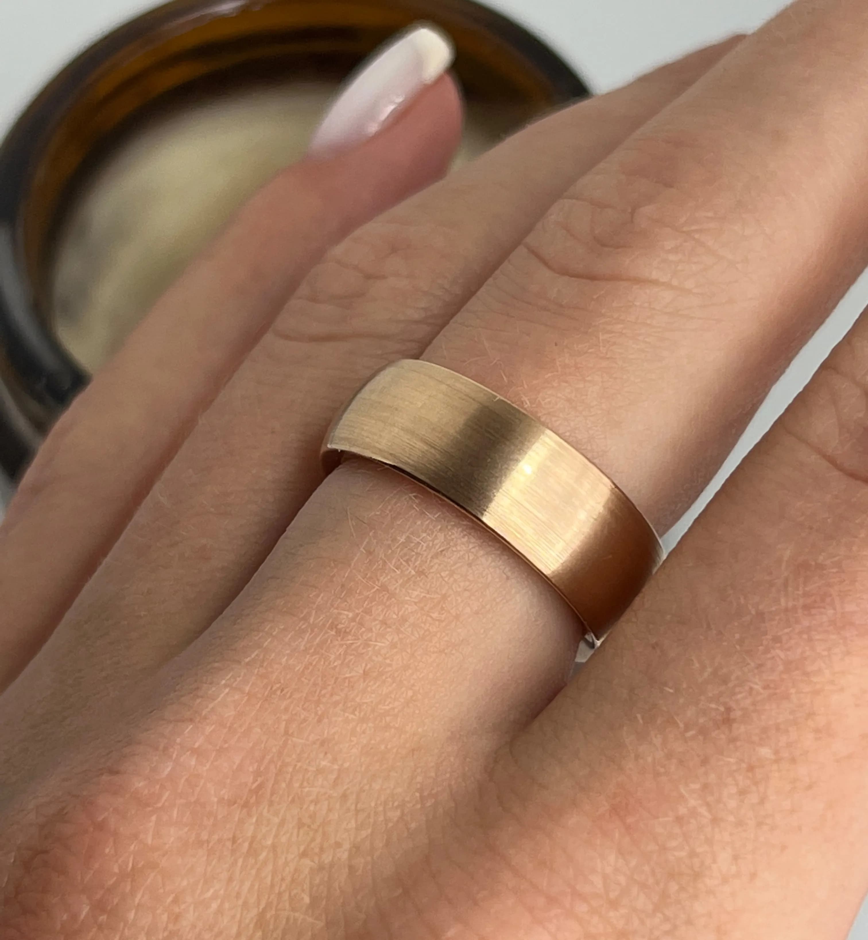 Перстень "Iconica" з червоного золота (17,5)