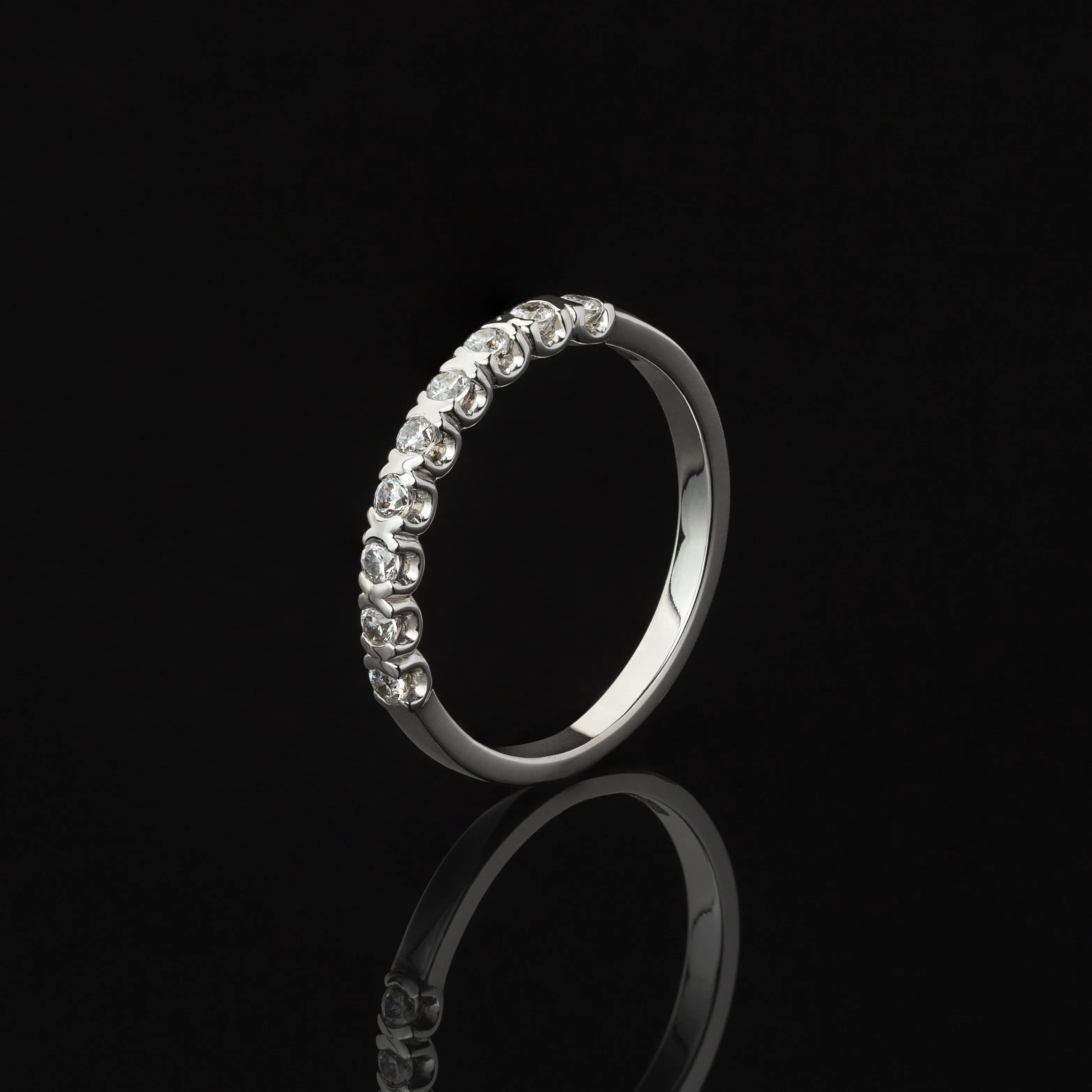 Перстень-доріжка з діамантами "Манхетен" 220-0156,01