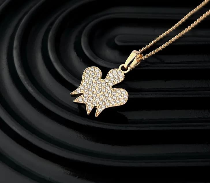 Підвіска "Angel" з червоного золота DP16