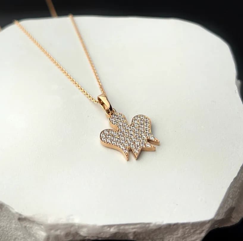 Підвіска "Angel" з червоного золота DP16