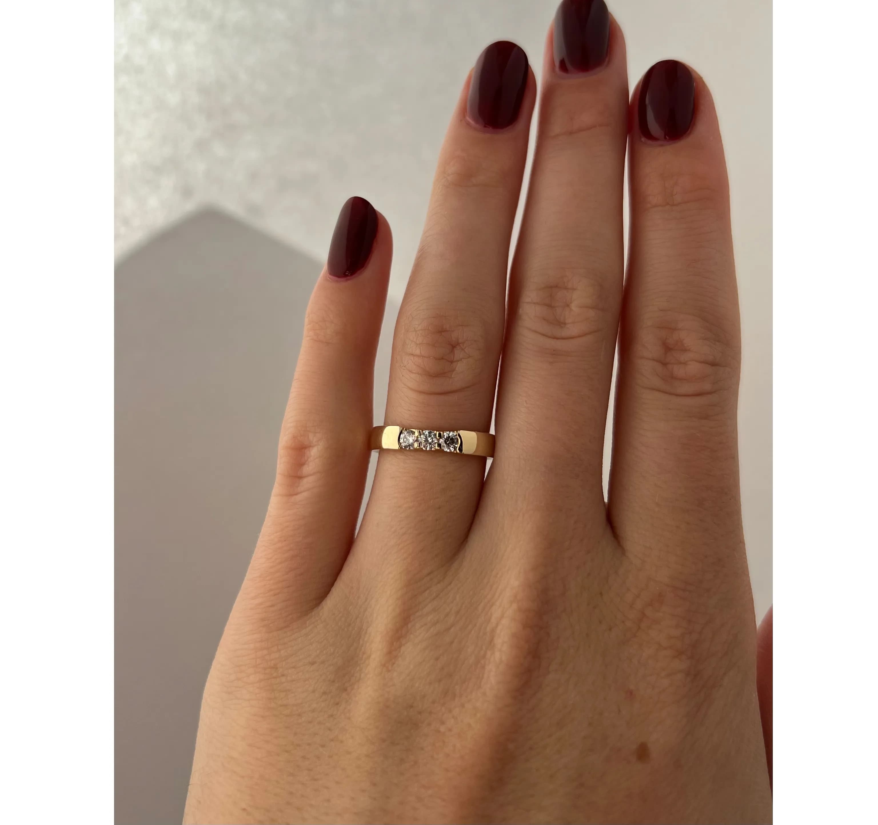 Пара обручок з жовтого золота 460-0180_400-0028 (18)