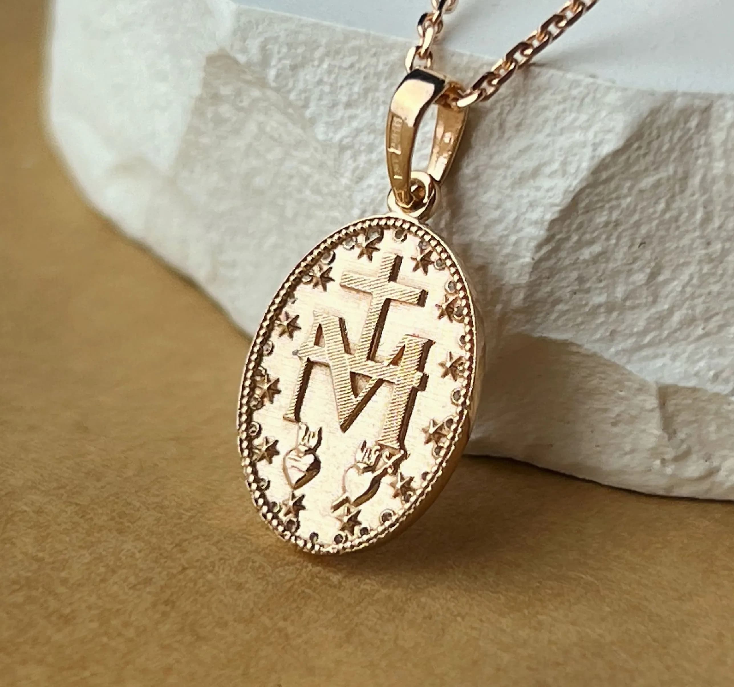 Медальйон Матері Божої Непорочного Зачаття D P16-Miracolosa