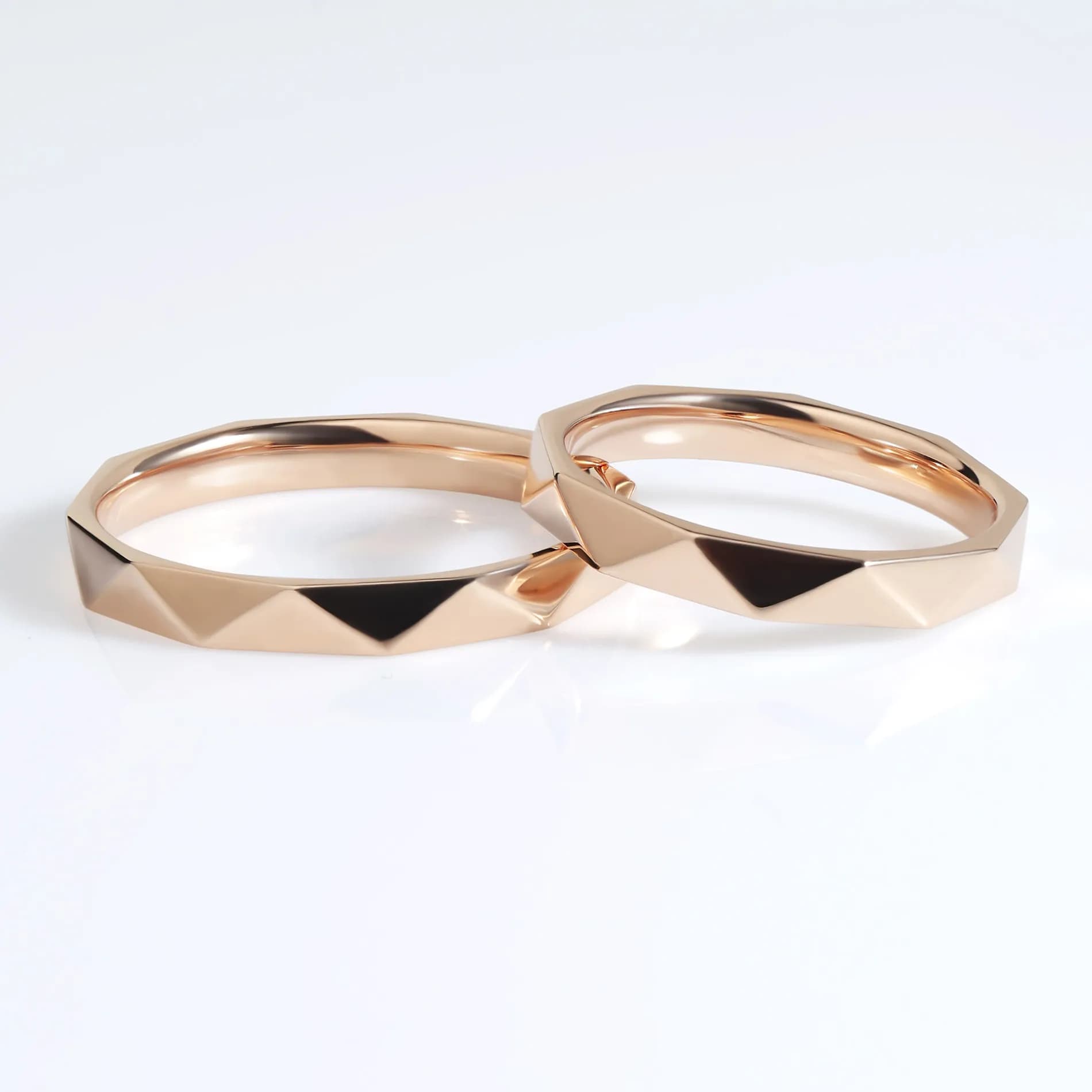 Пара обручок "Ретро" з червоного золота 100-0235_100-0235 (18)