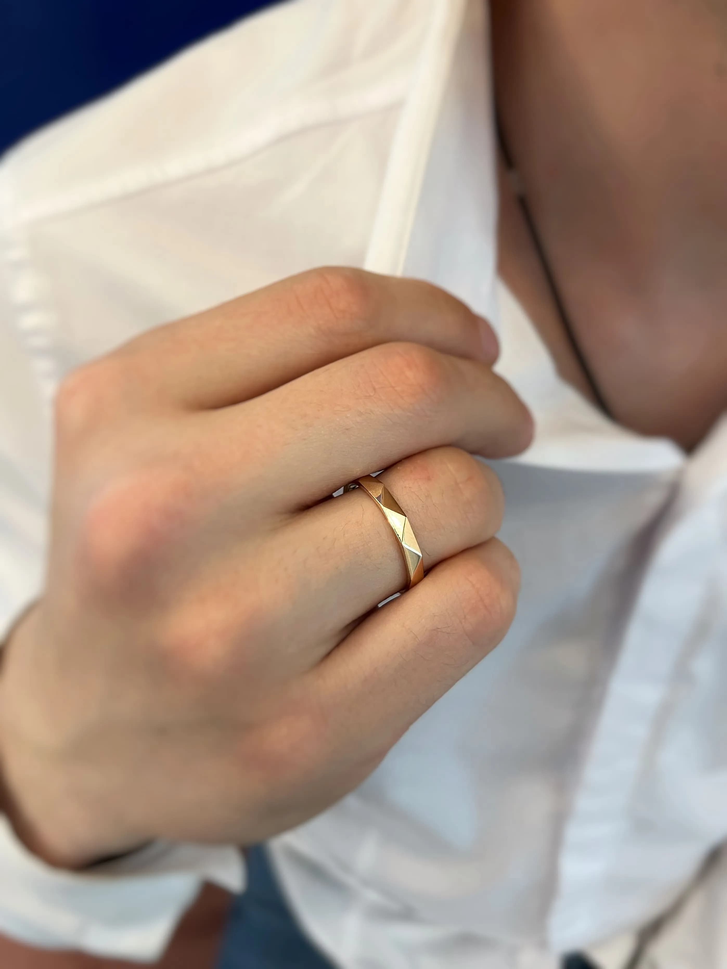 Пара обручок "Ретро" з червоного золота 100-0235_100-0235 (18)