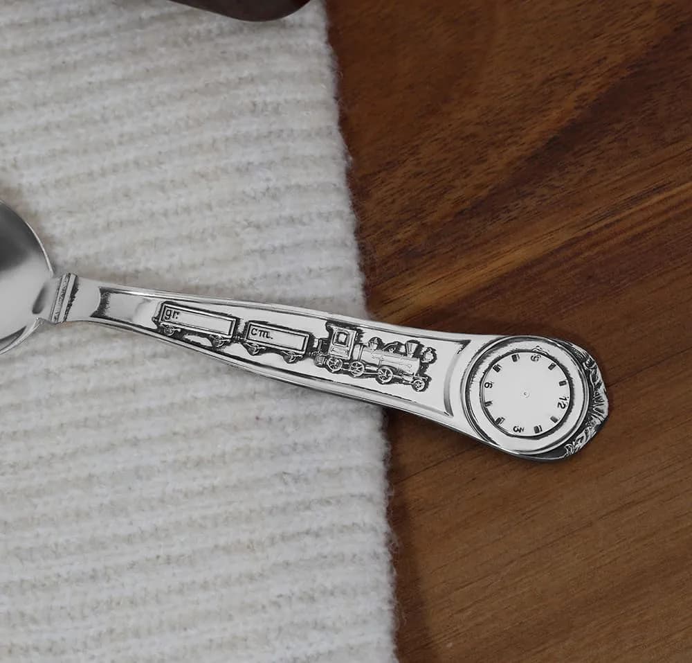 Ложка срібна "Потяг"  6343-Т.925