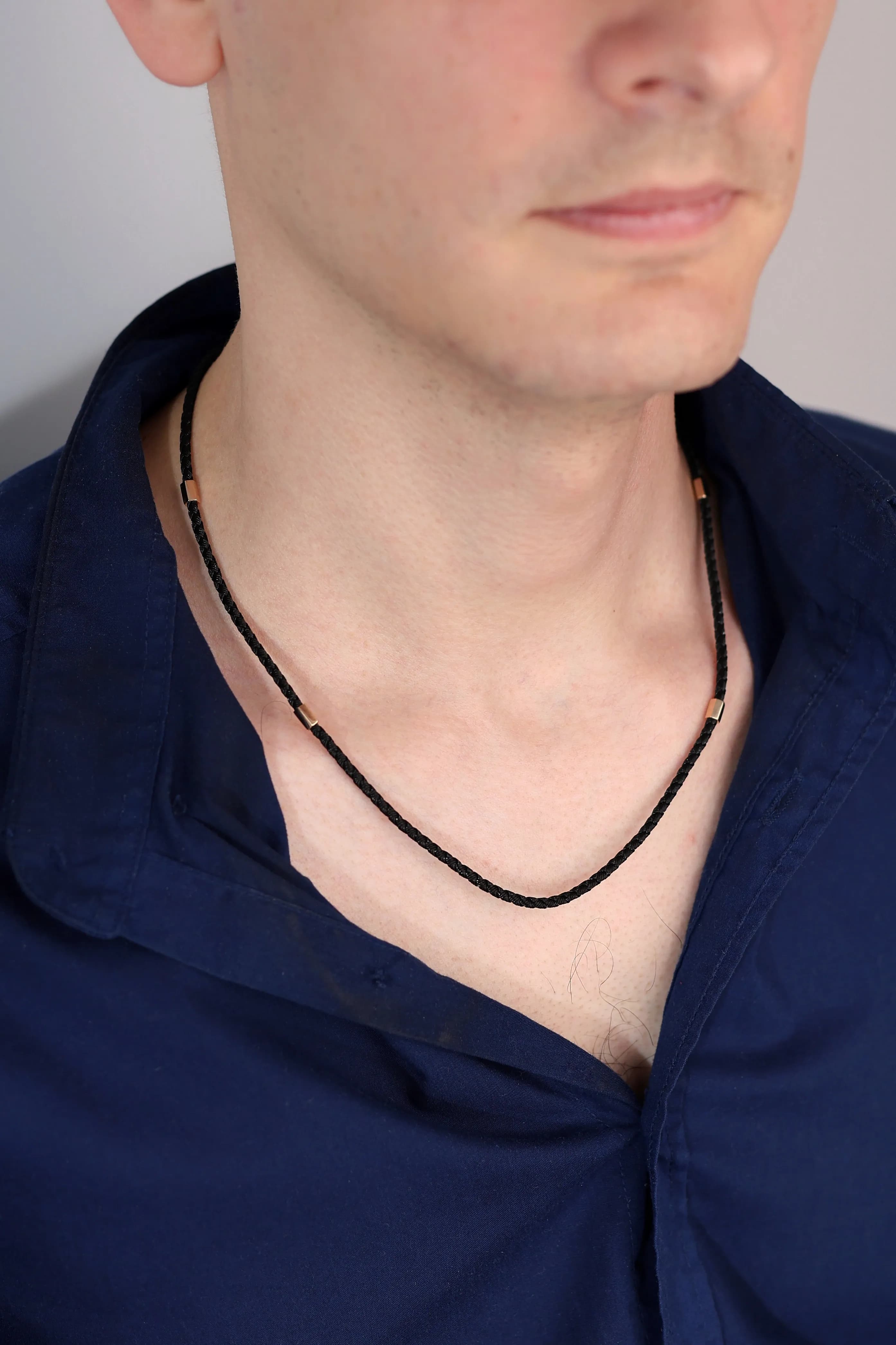 Шовковий шнурок із золотими вставками Lavsan Silk moderne N01 2,5 mm (55)