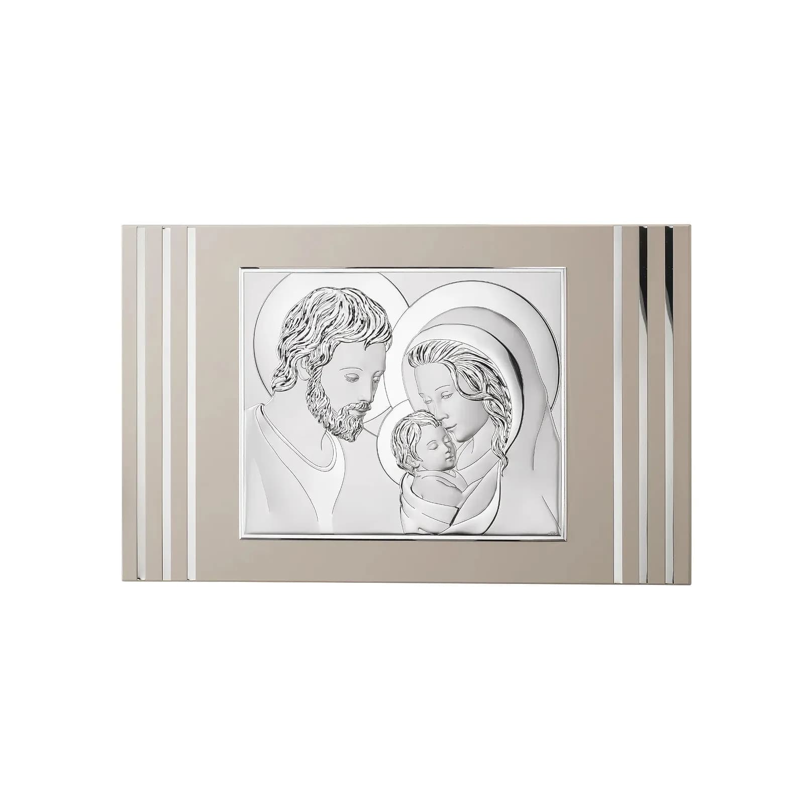 Ікона срібна Свята Родина 82X51см 18317 3L (82х51)