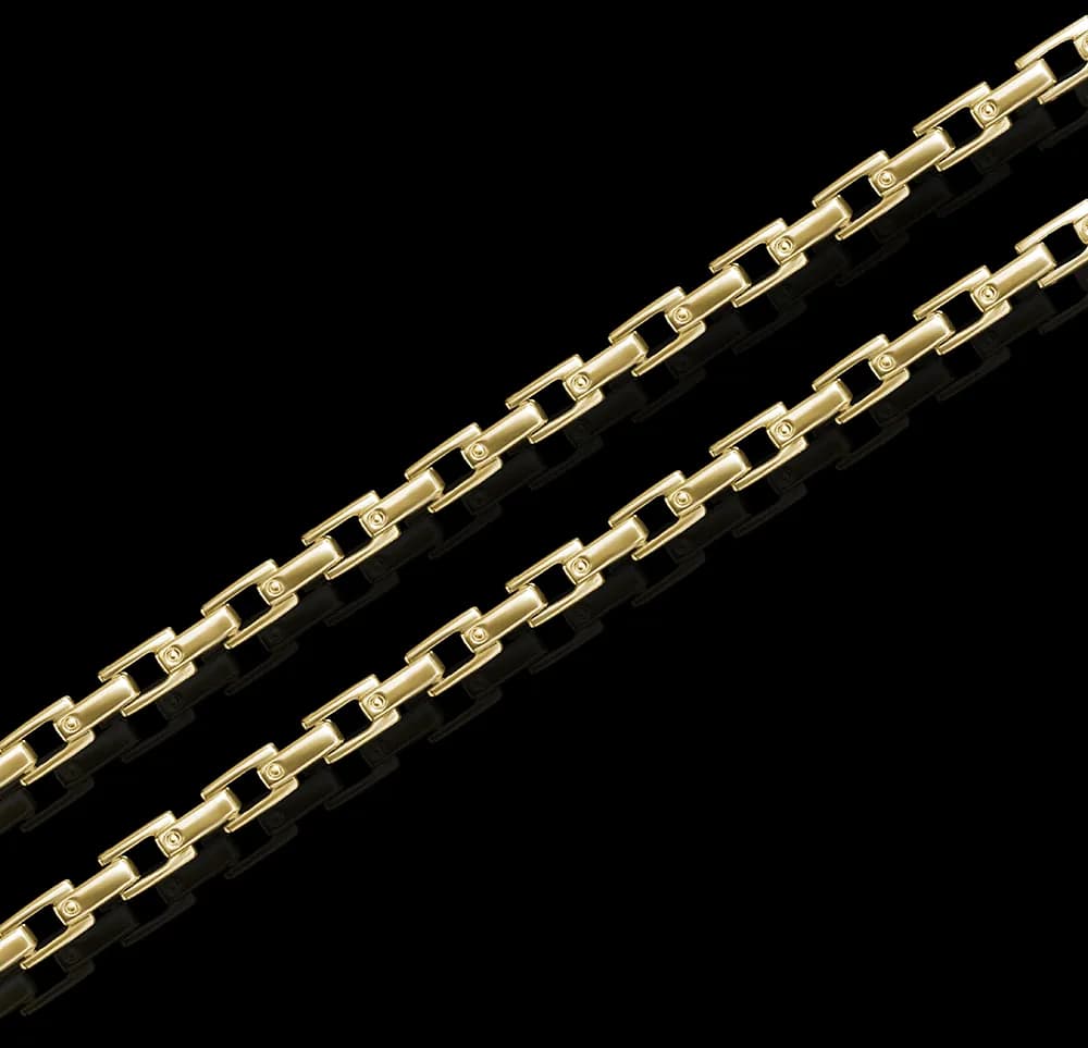 Ланцюжок з жовтого золота Anchor Box Ch4 "S"