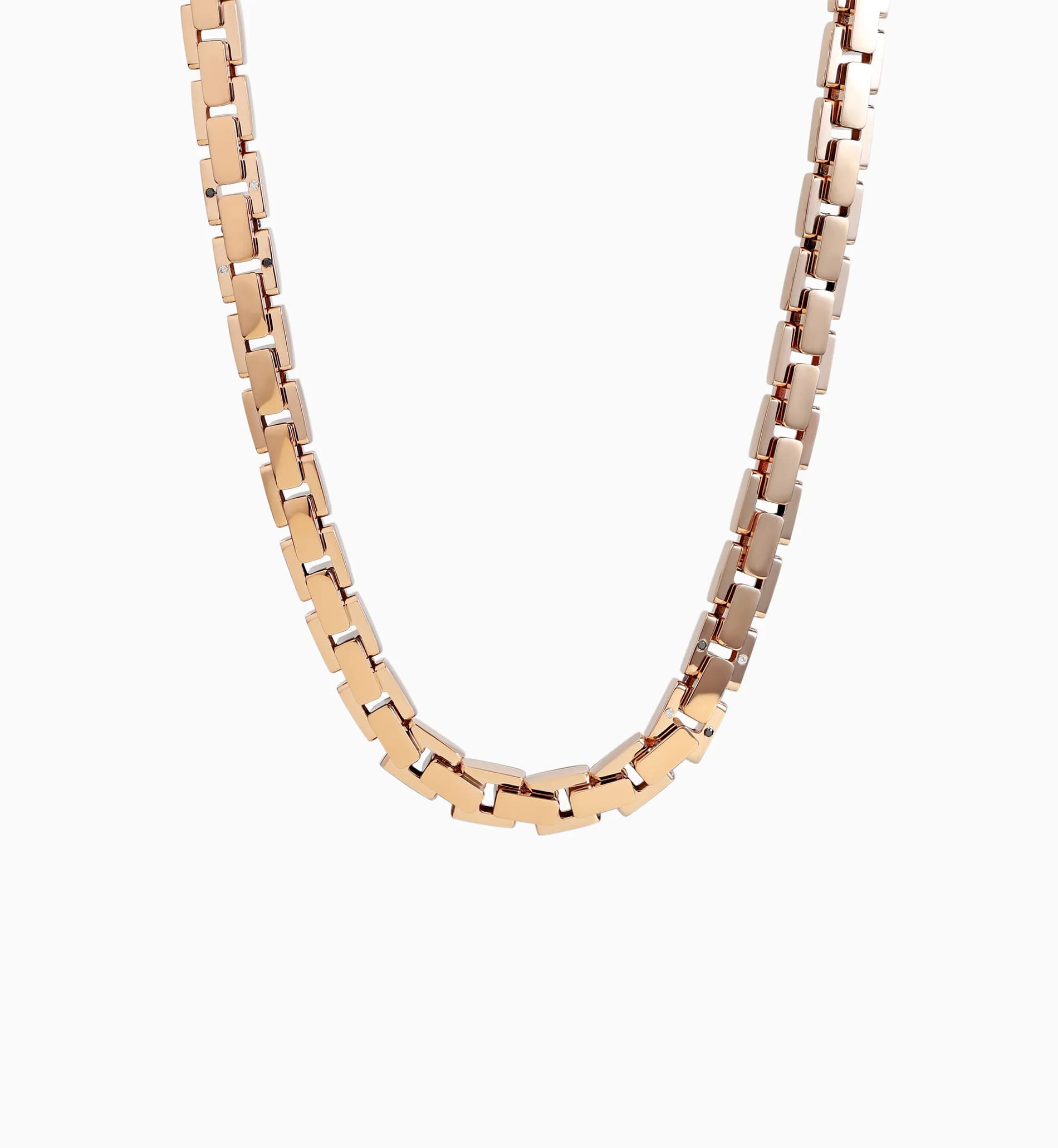 Ланцюг зі вставками діамантів з червоного золота Joker Ch1