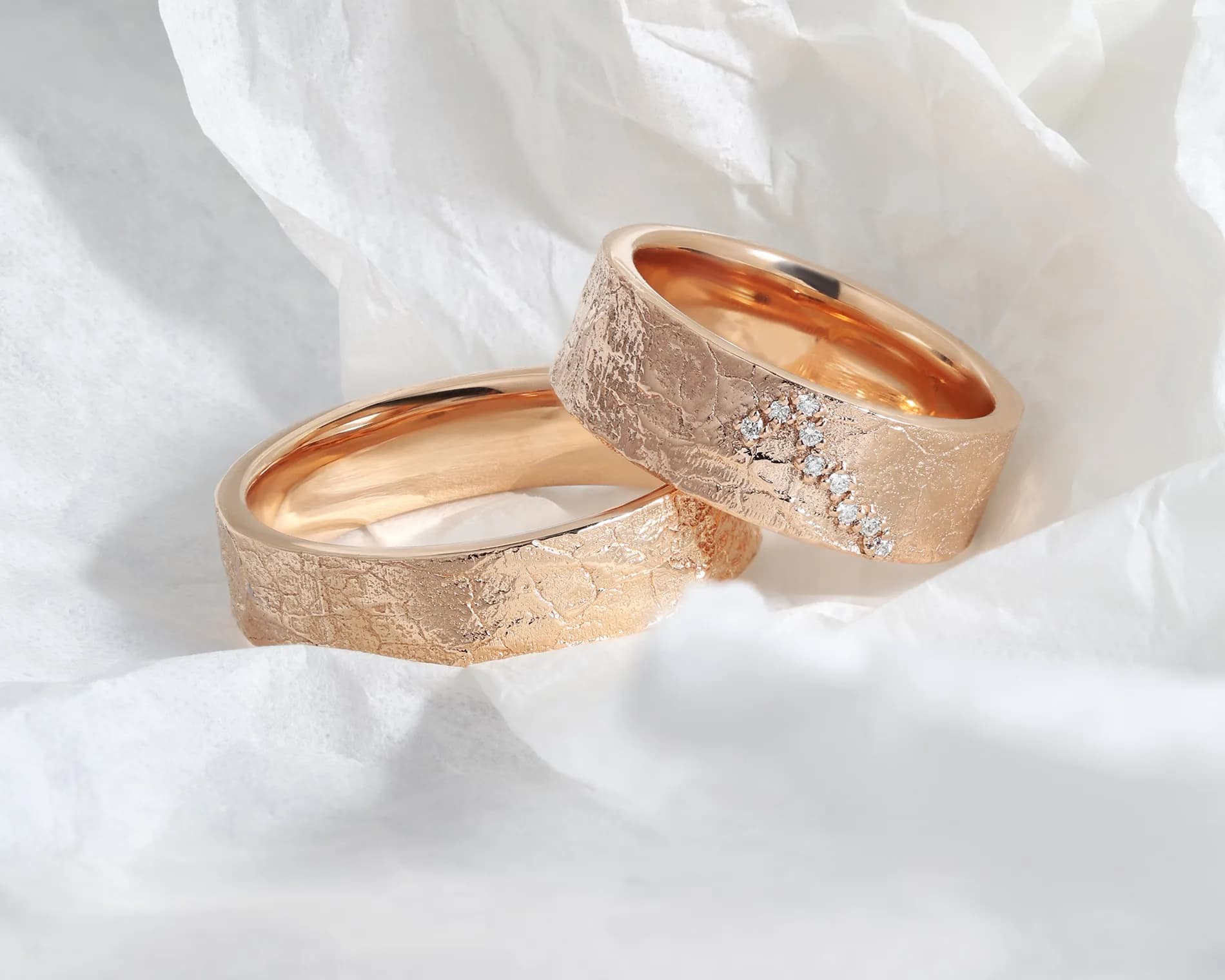 Обручка з червоного золота Атакама R1 (20,5)