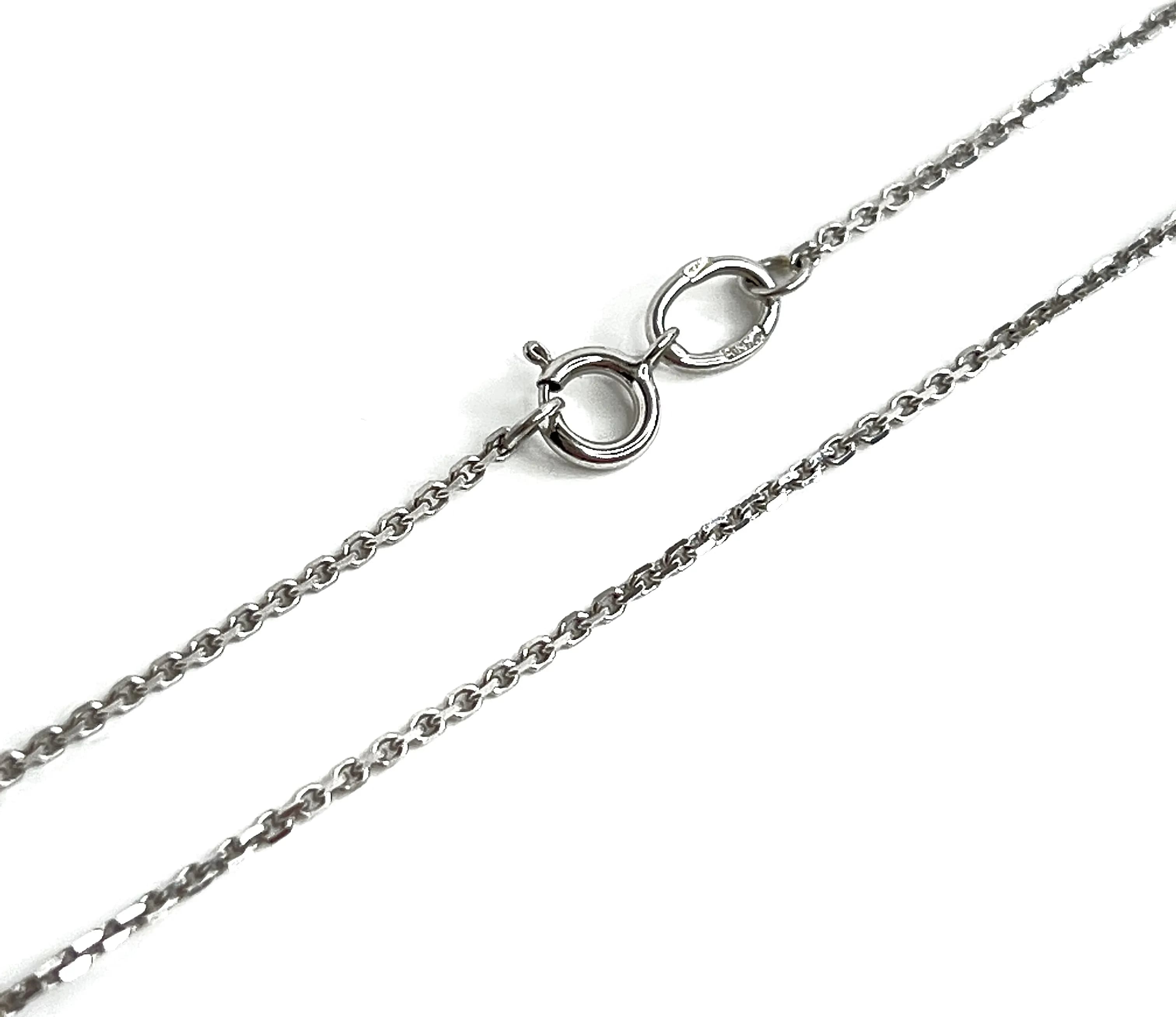 Ланцюжок з білого золота плетіння якір  CABD-35X1(W) (50)