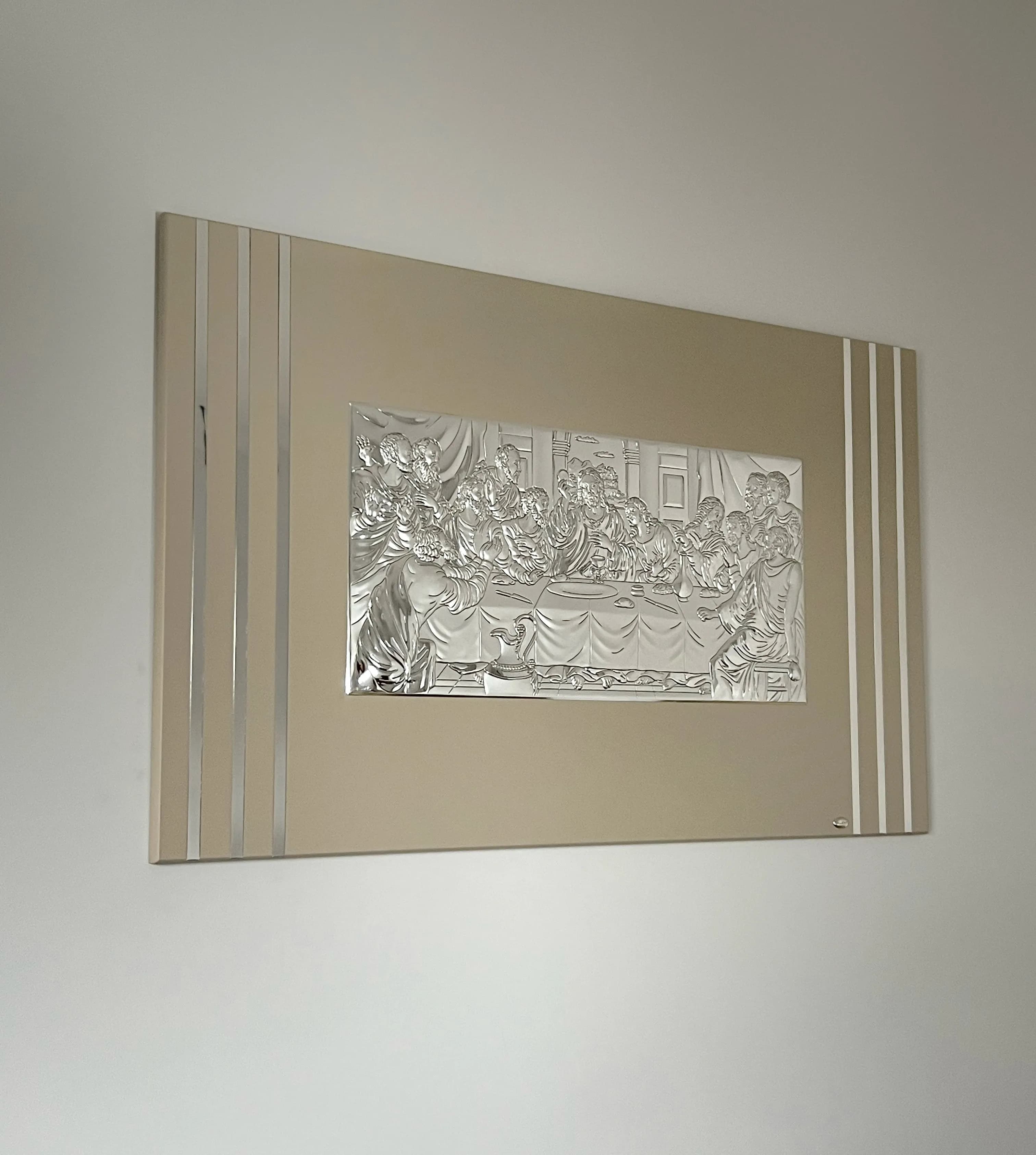 Ікона срібна Тайна Вечеря 18320 3L (82х51)