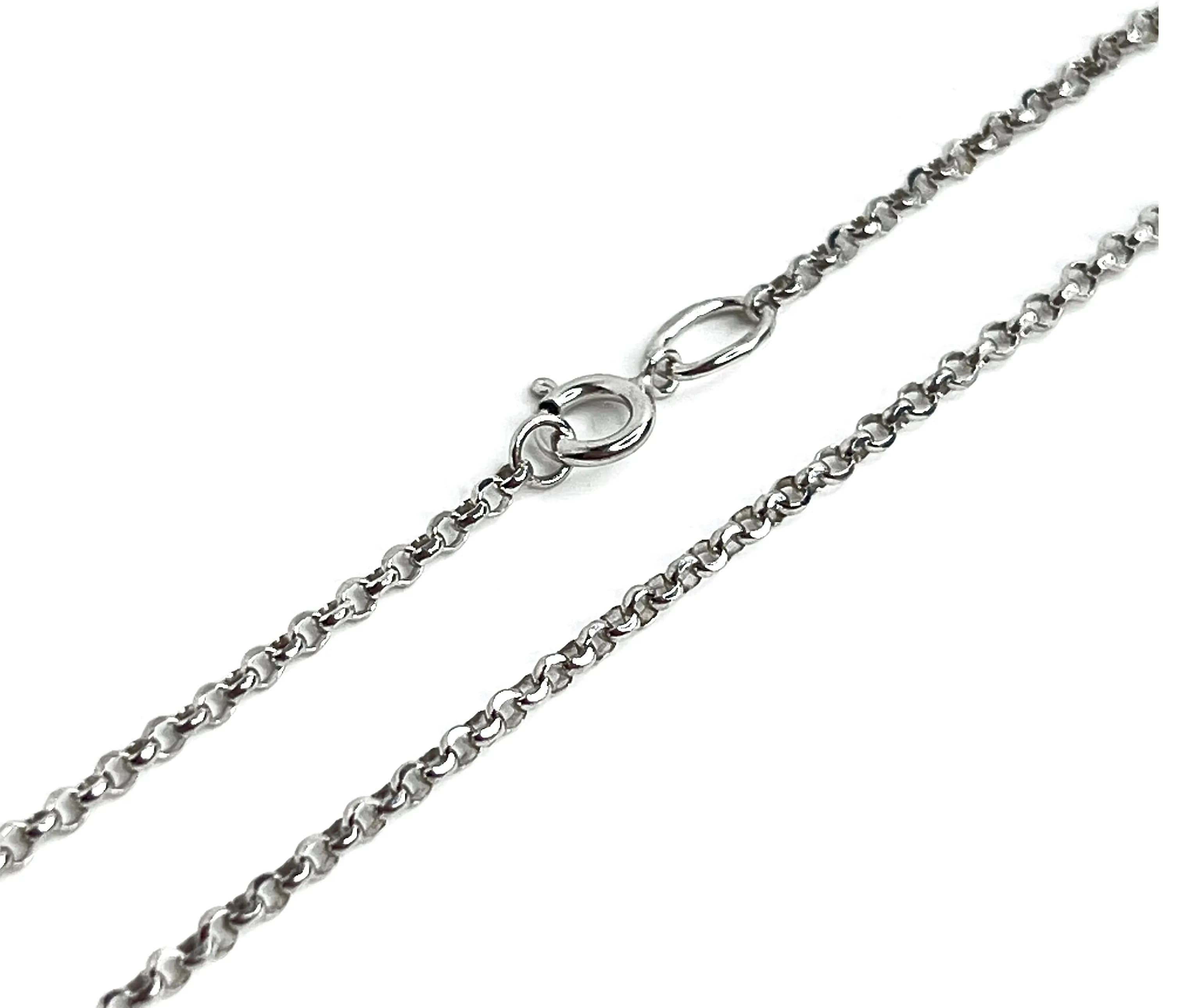 Ланцюжок з білого золота плетіння шопард DOCD-55X1(W) (50)