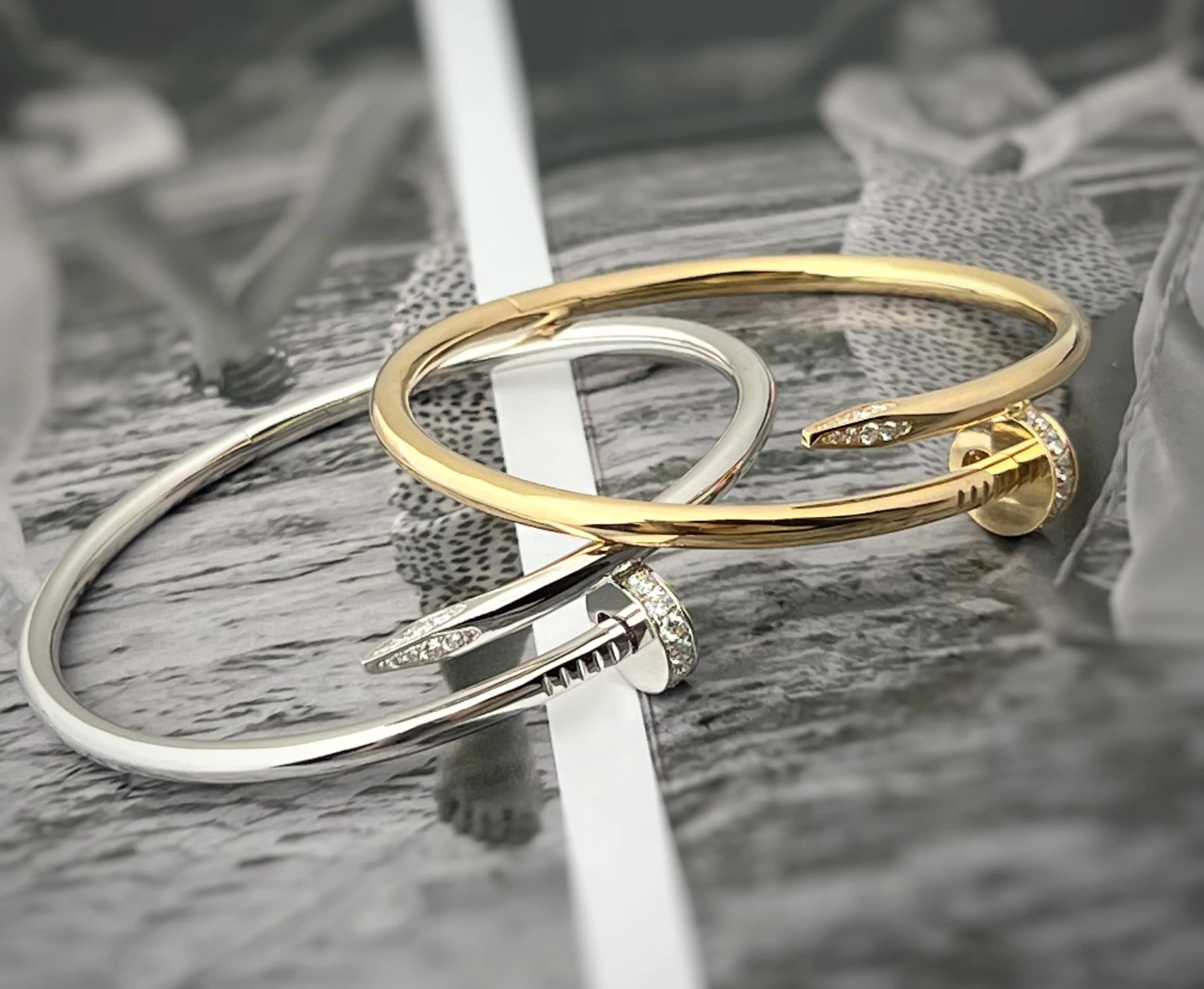 Браслет з діамантами "Шато" з жовтого золота18k