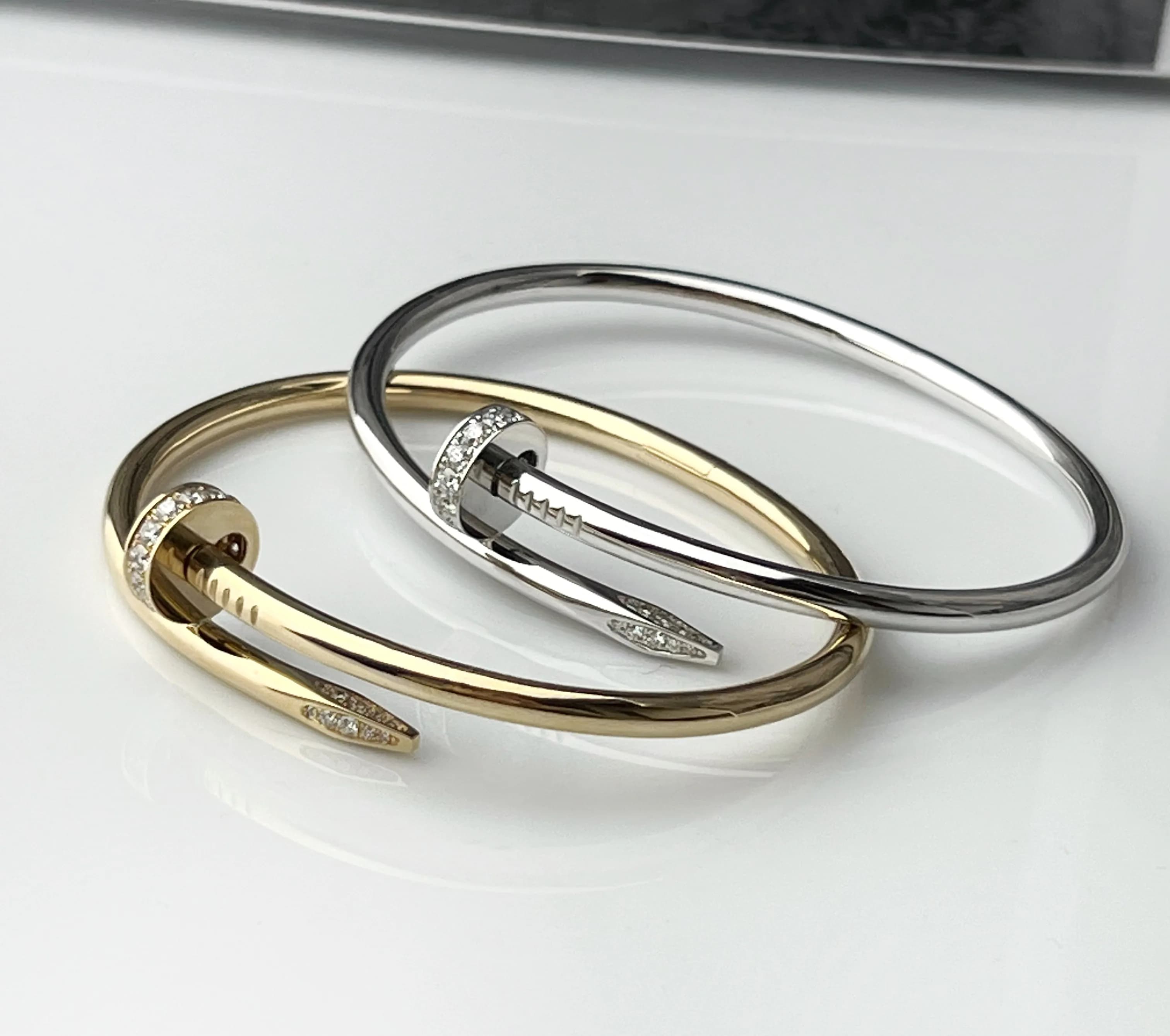 Браслет з діамантами "Шато" з жовтого золота18k