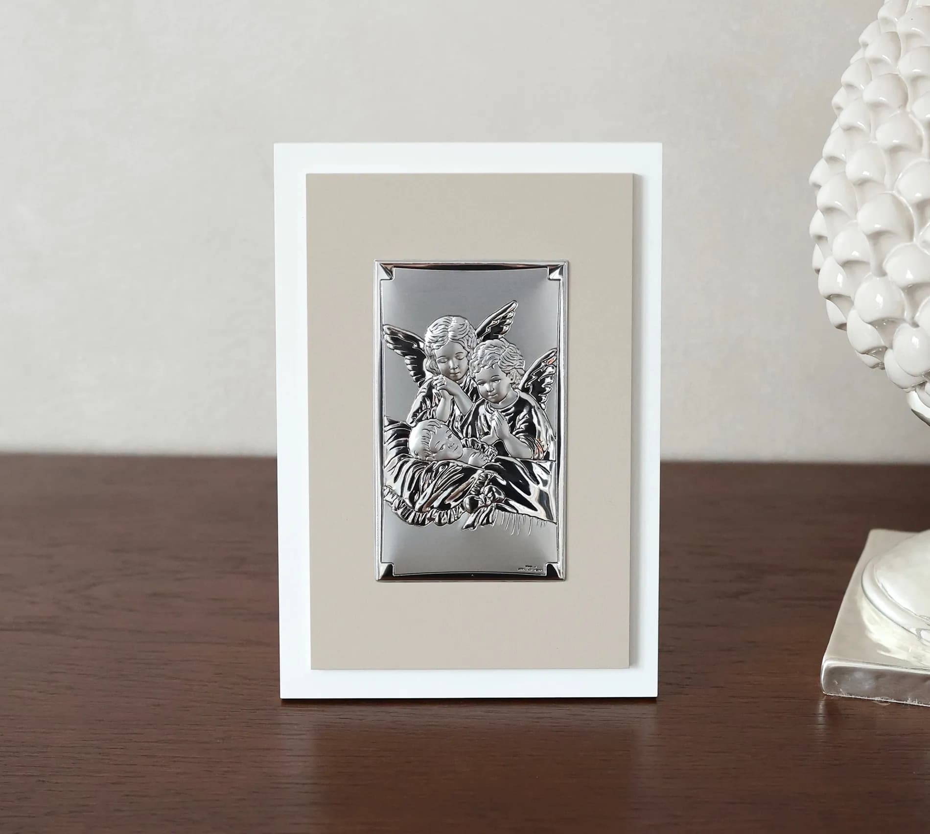 Дитяча ікона з ангеликами 13х19 см 81490 1L