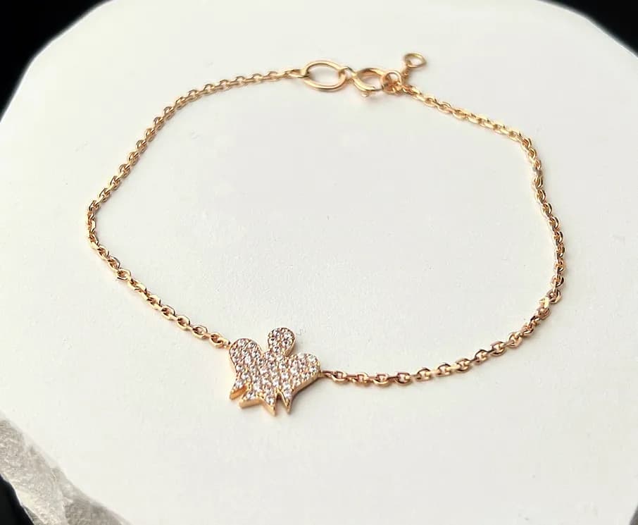 Браслет "Angels" з червоного золота DB16 0.1