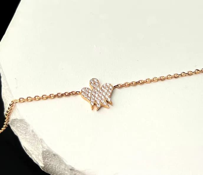 Браслет "Angels" з червоного золота DB16 0.1