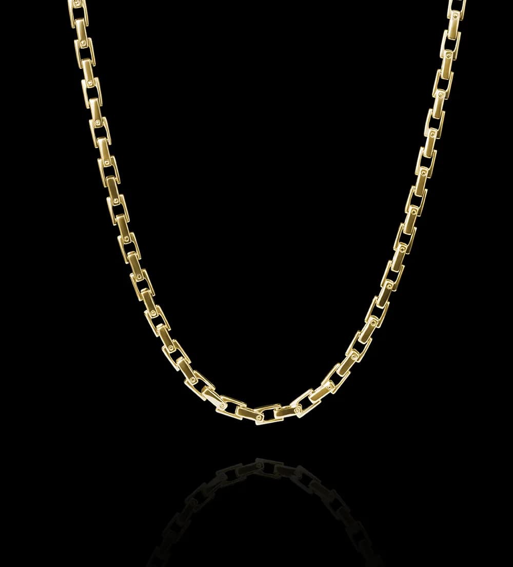 Ланцюжок з жовтого золота Anchor Box Ch4 "S"