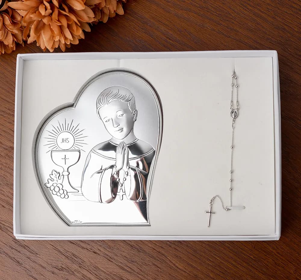 Набір до першого причастя для хлопчика ікона вервиця 81093r 03. N