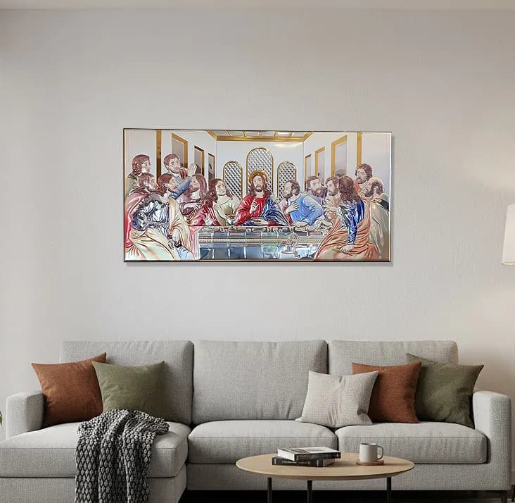 Ікона Тайна Вечеря кольорова 81237 9LCOL (92х45)