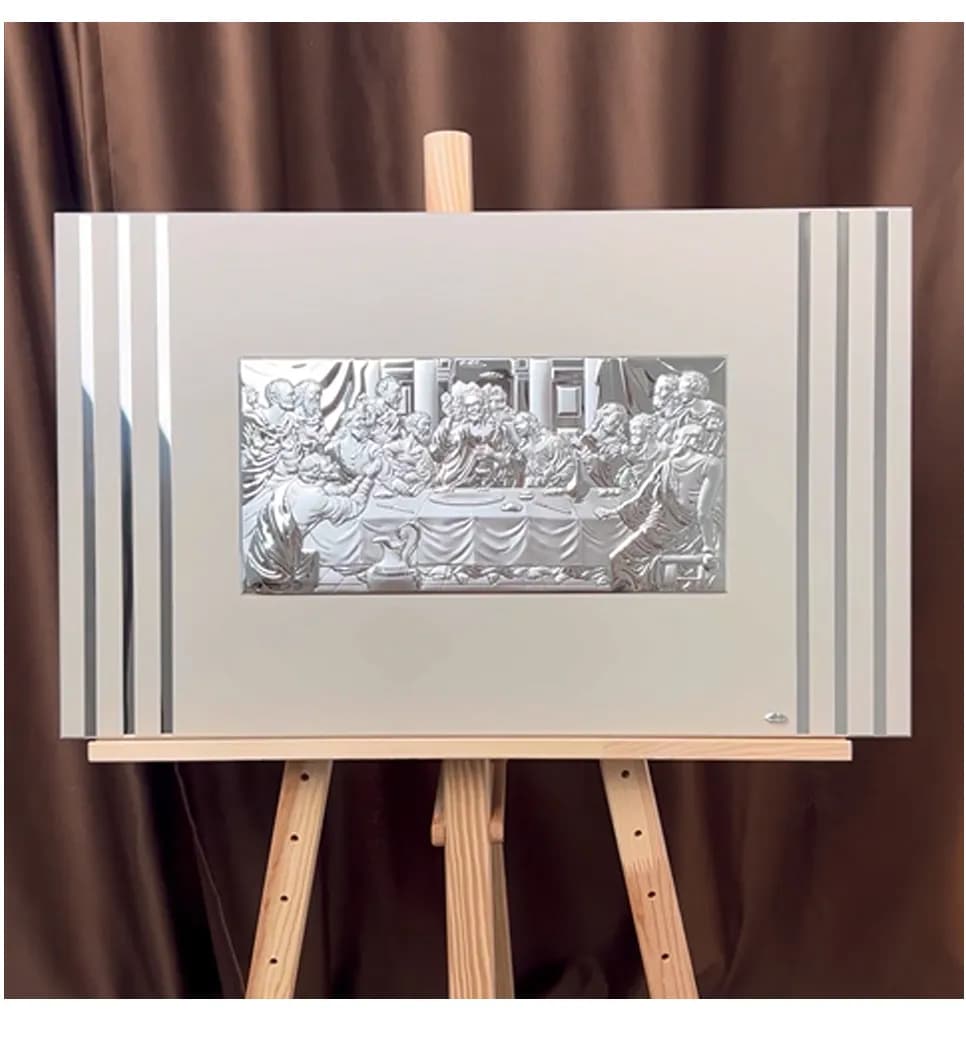 Ікона срібна Тайна Вечеря 68х42 см 18320 2L (68х42)