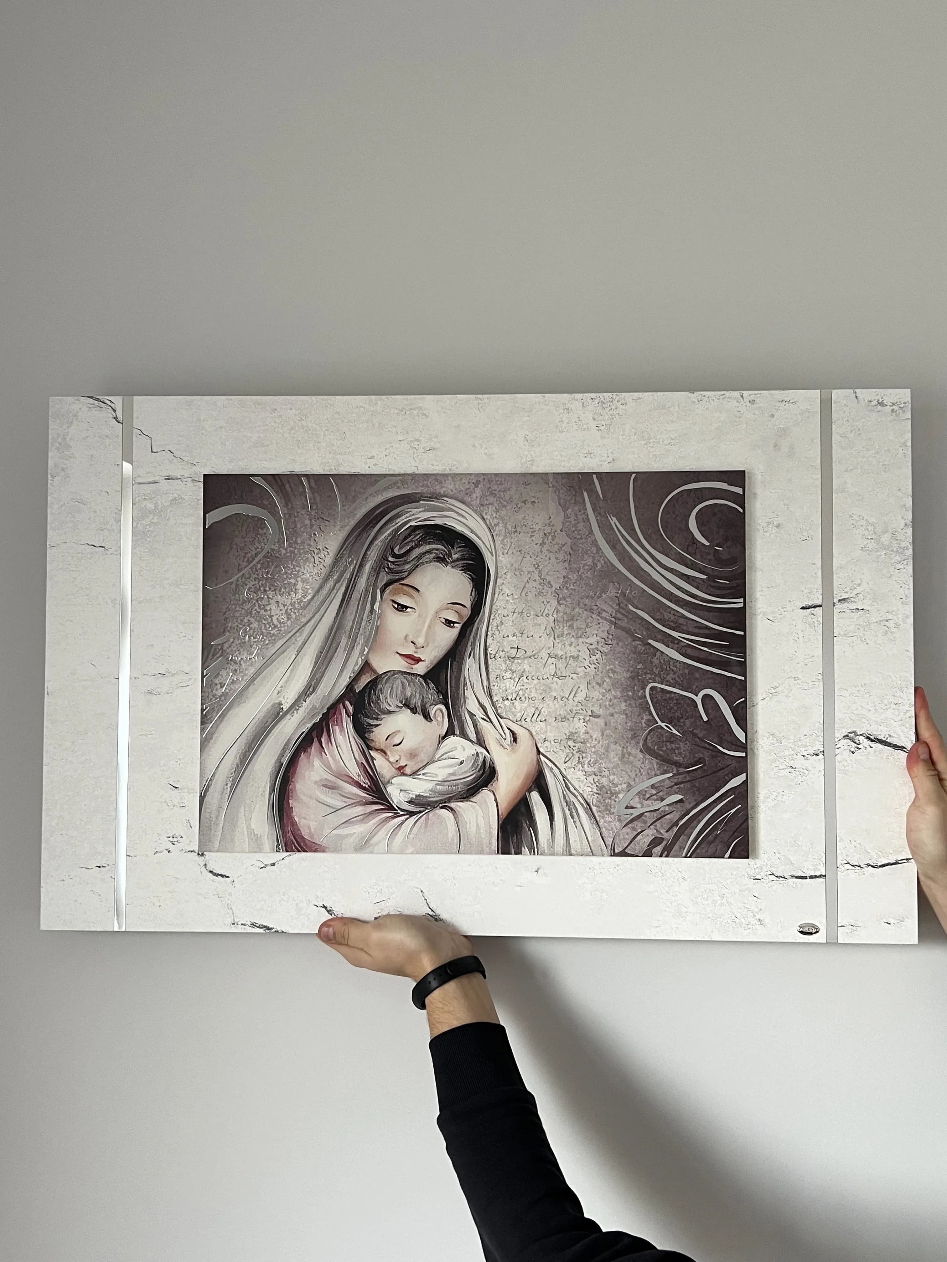 Ікона Богородиця з дитям 80х50 см 18130 (80x50)