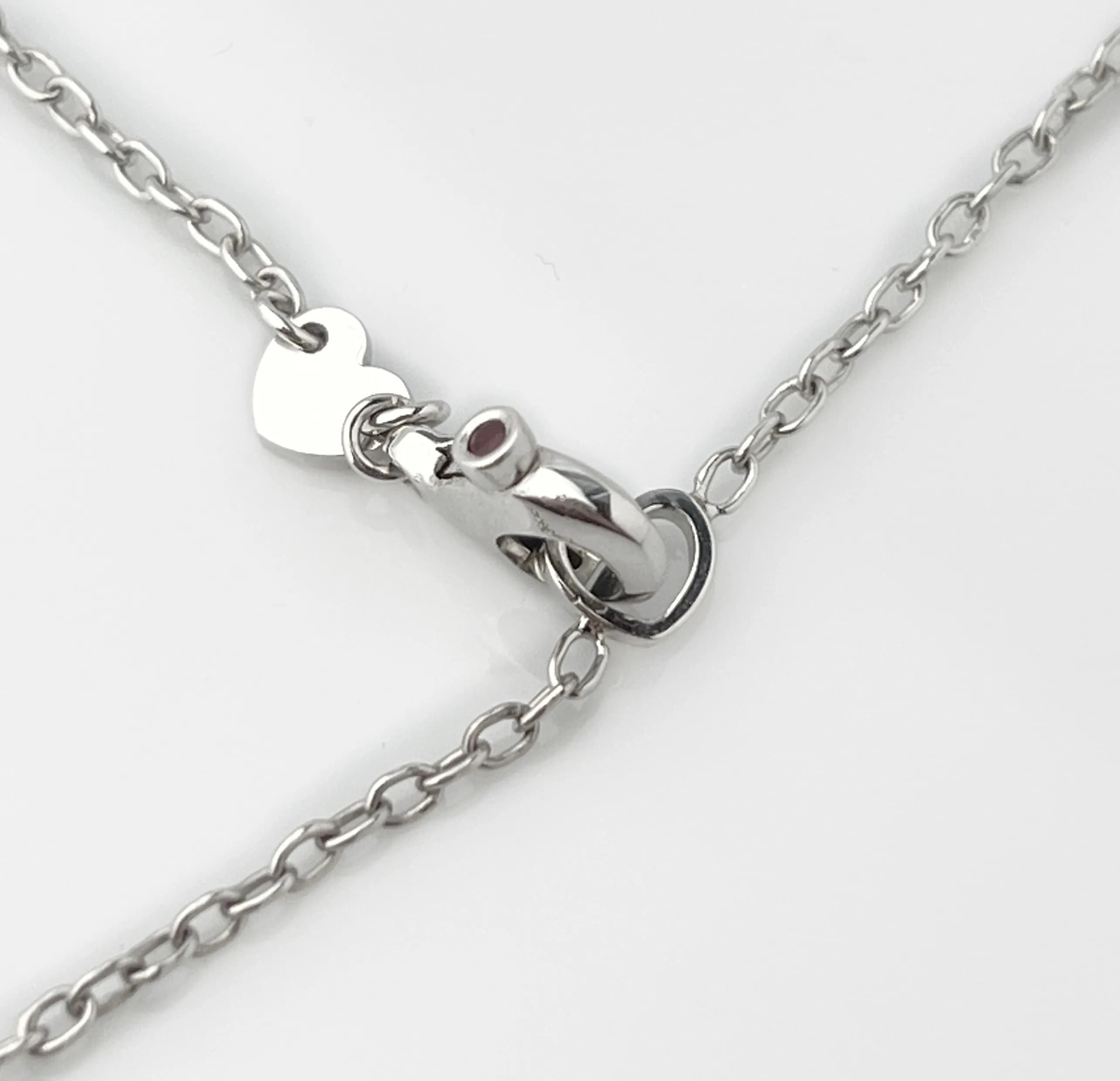 Кольє з діамантами "Райські сади" з білого золота 18k