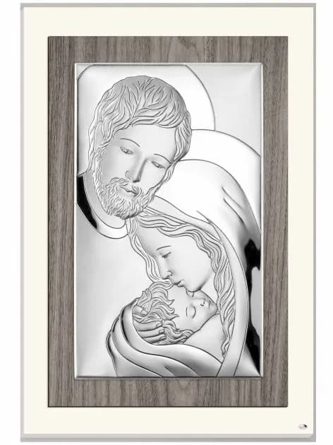 Ікона срібна Свята Родина 17х25см L240.4 (16,5x24,5)