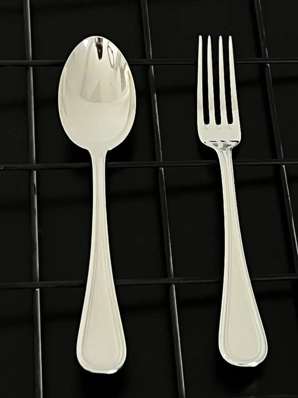 Набір столових приборів зі срібла set 2 pcs. BL