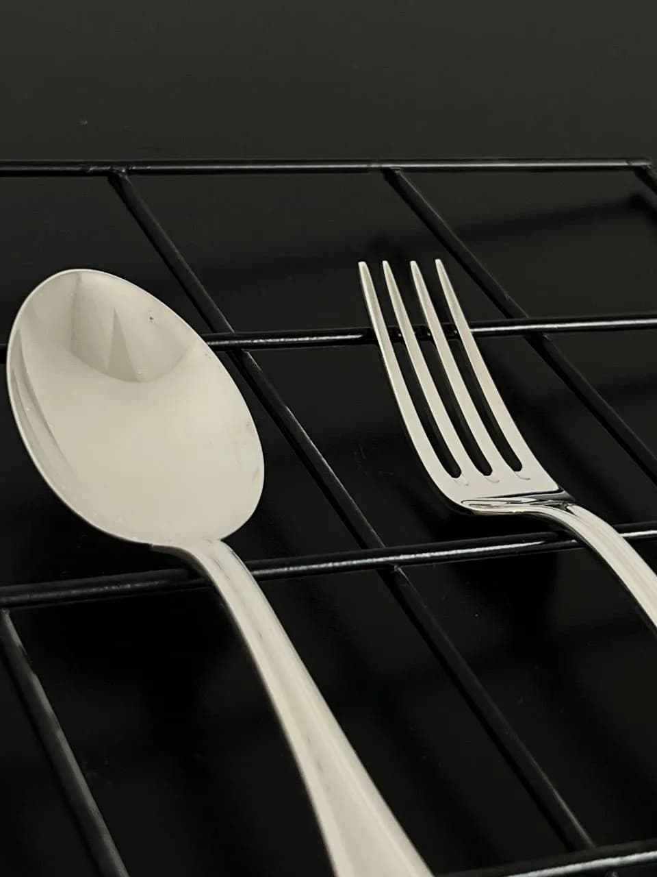 Набір столових приборів зі срібла set 2 pcs. BL