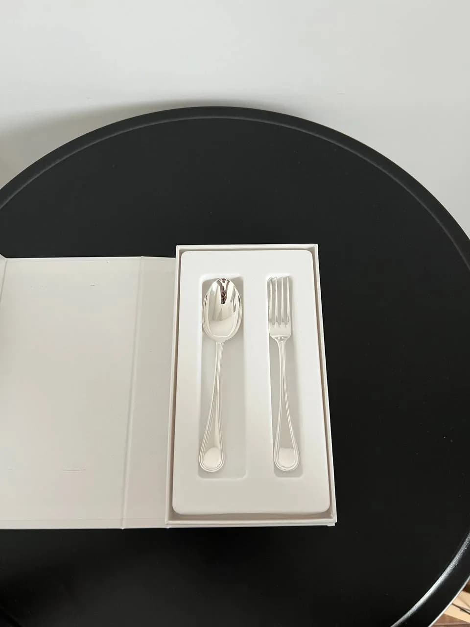 Набір столових приборів зі срібла set 2 pcs. BL