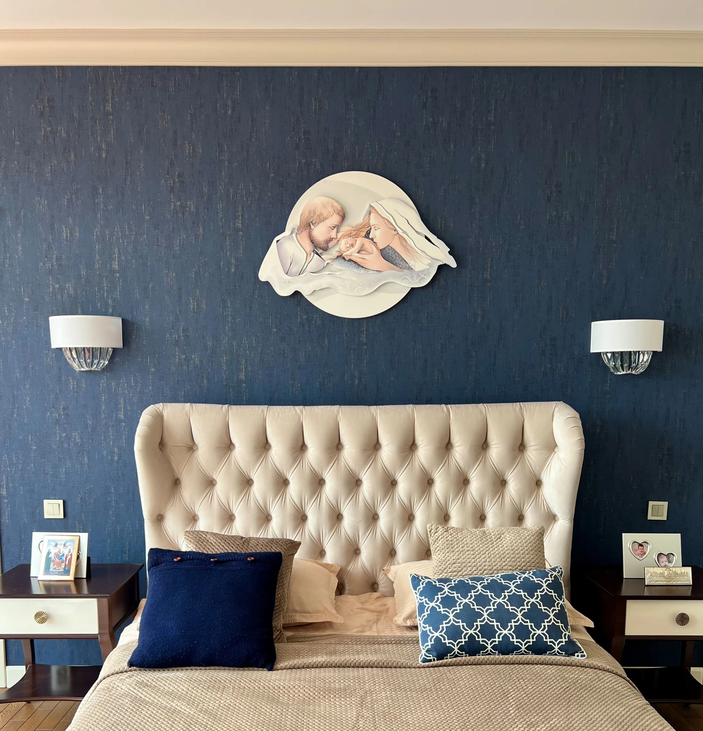 Ікона Святого сімейства см 051185.8C (88x60)