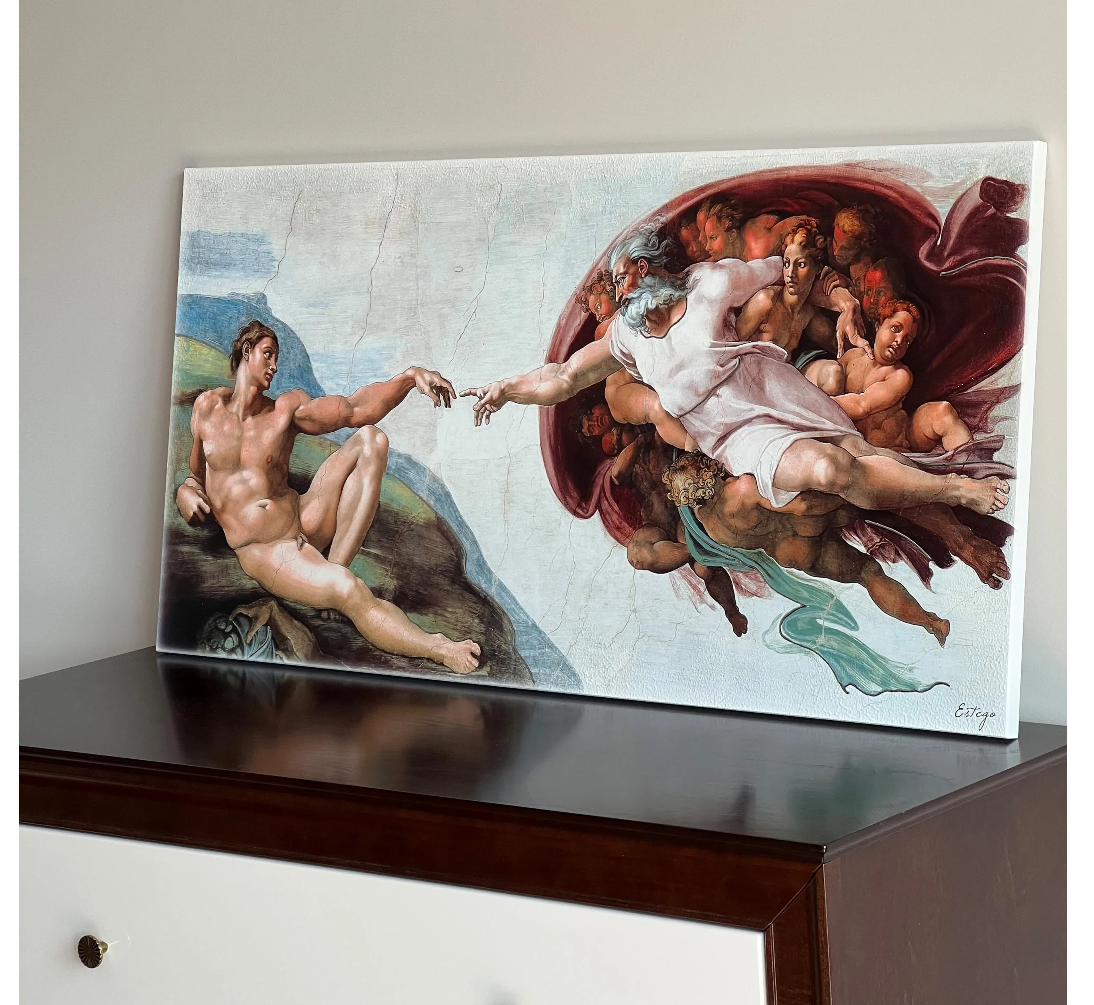 Картина "Створення Адама" 050832 (100x50)