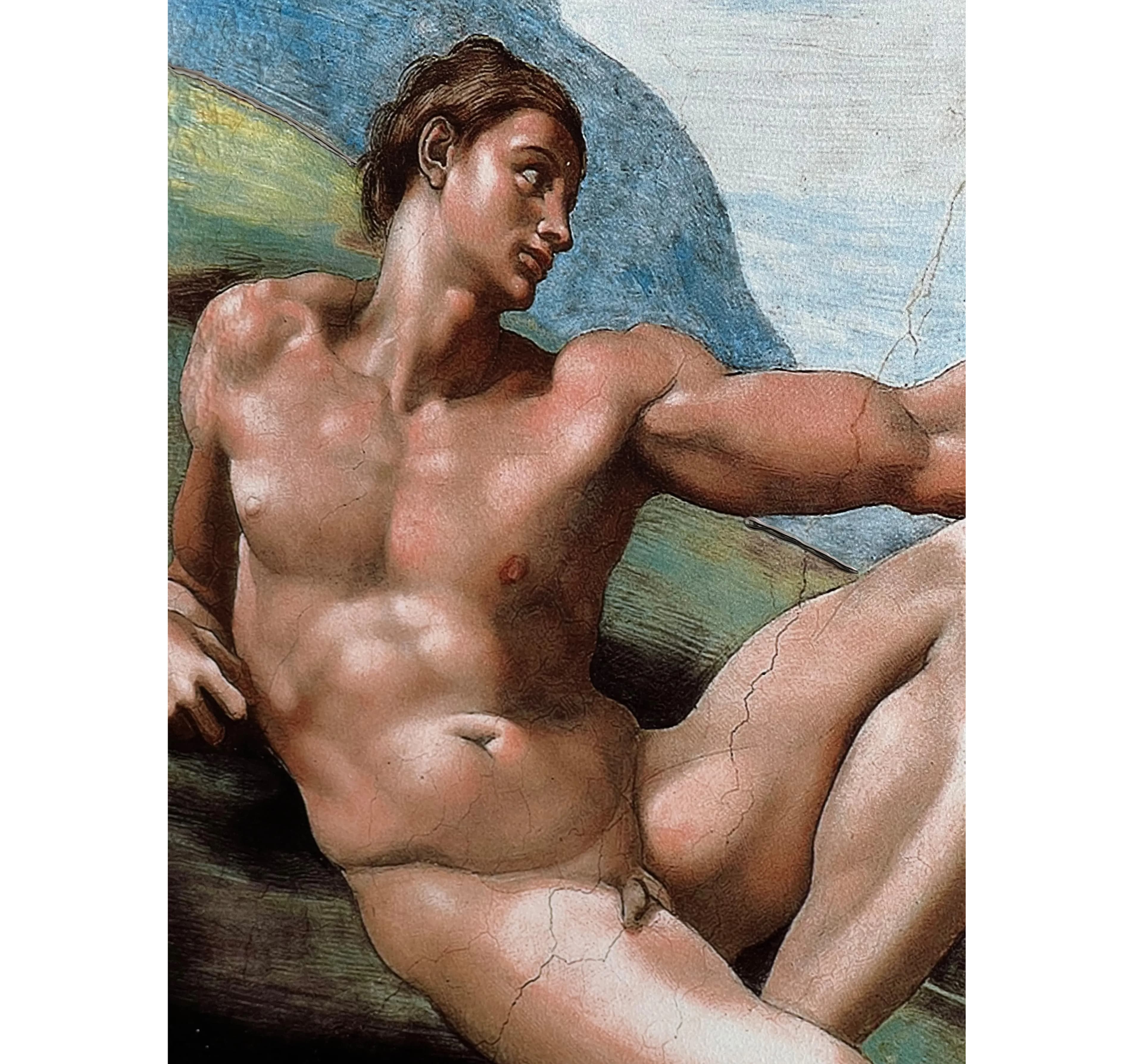 Картина "Створення Адама" 050832 (100x50)