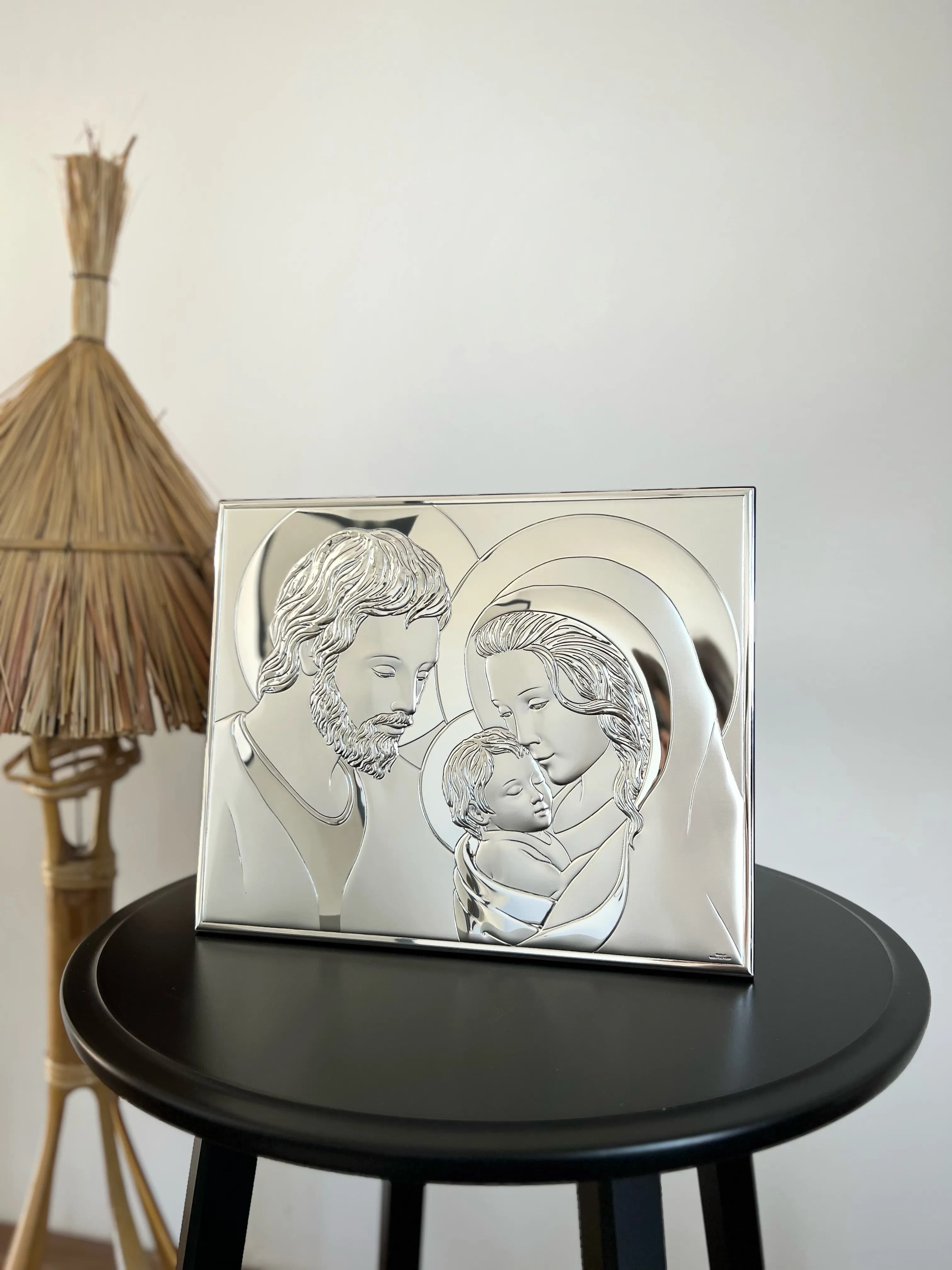 Ікона срібна Свята Родина 32х26см 81340.5L (32x26)