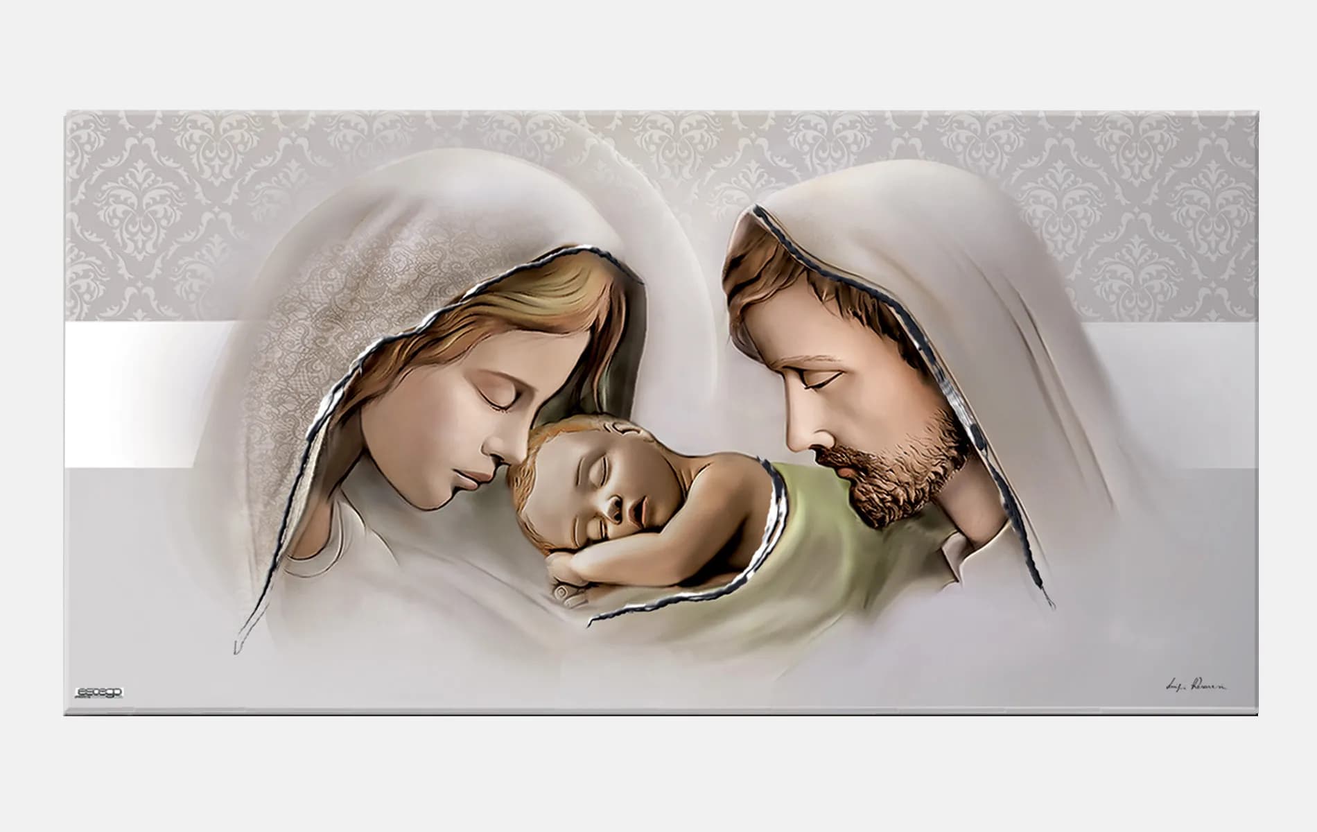 Ікона Святого сімейства 050817 (100x50)