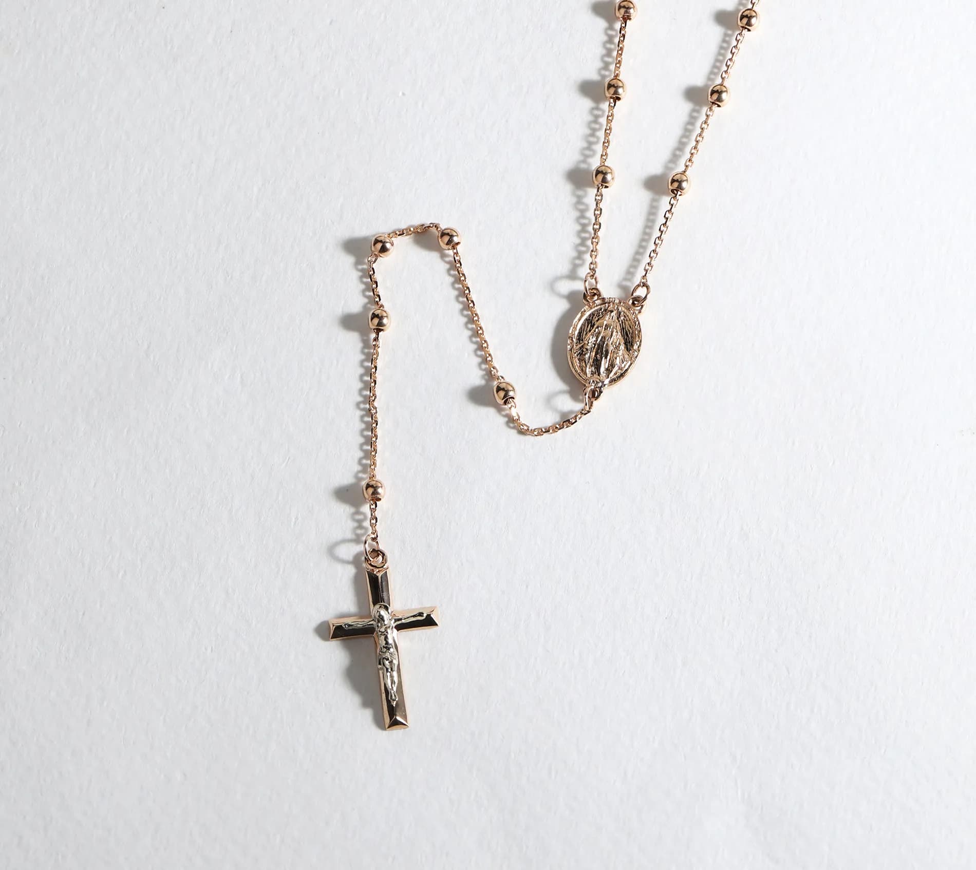 Вервиця з червоного золота Rosary 305-0898