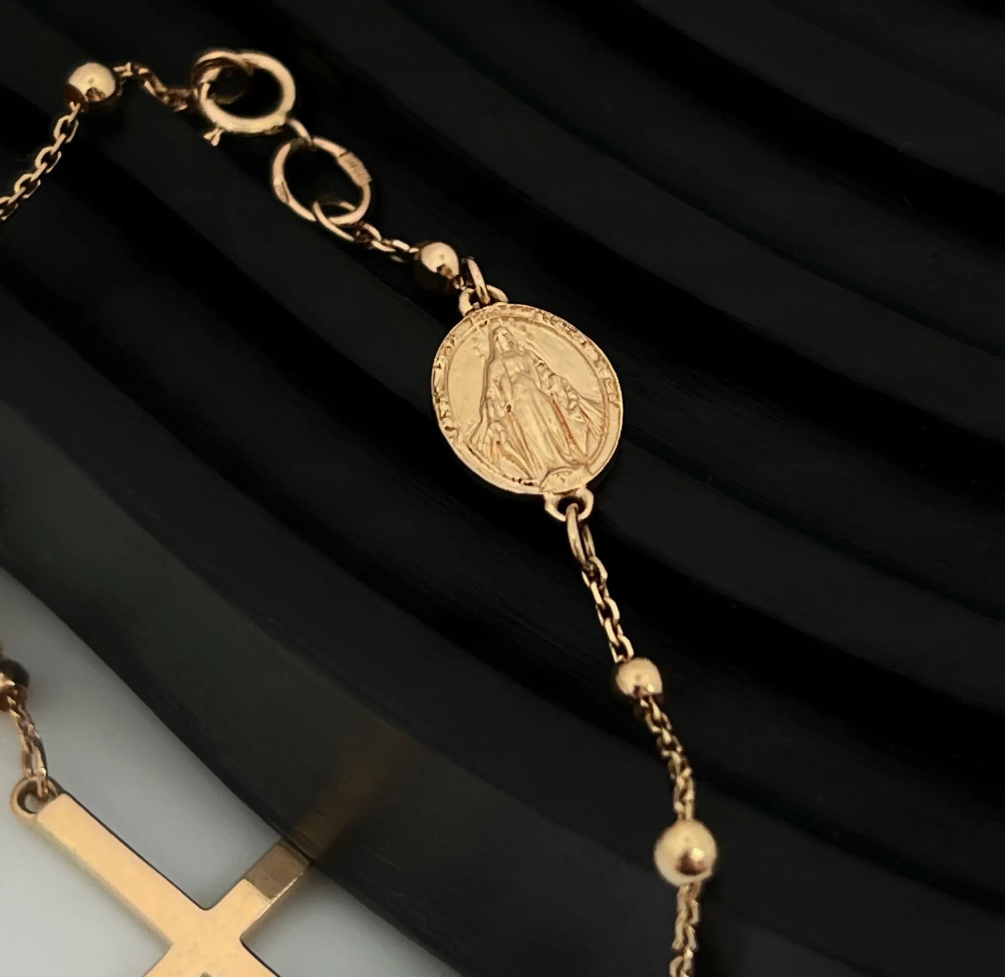 Браслет вервиця з червоного золота Rosary B1 m 02 (17,5-19), фото 3