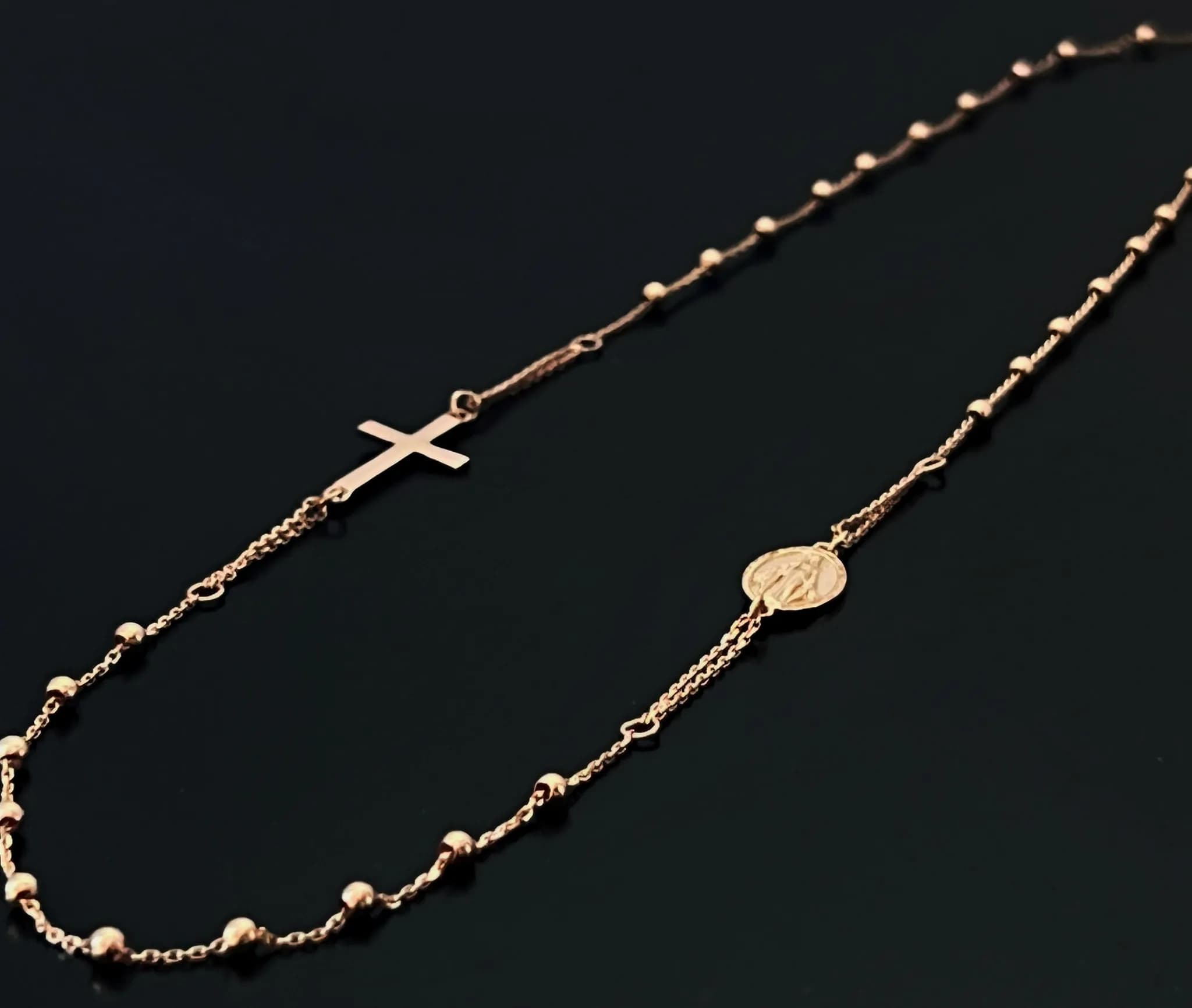 Кольє-вервиця з червоного золота Rosary N1 (45), фото 3