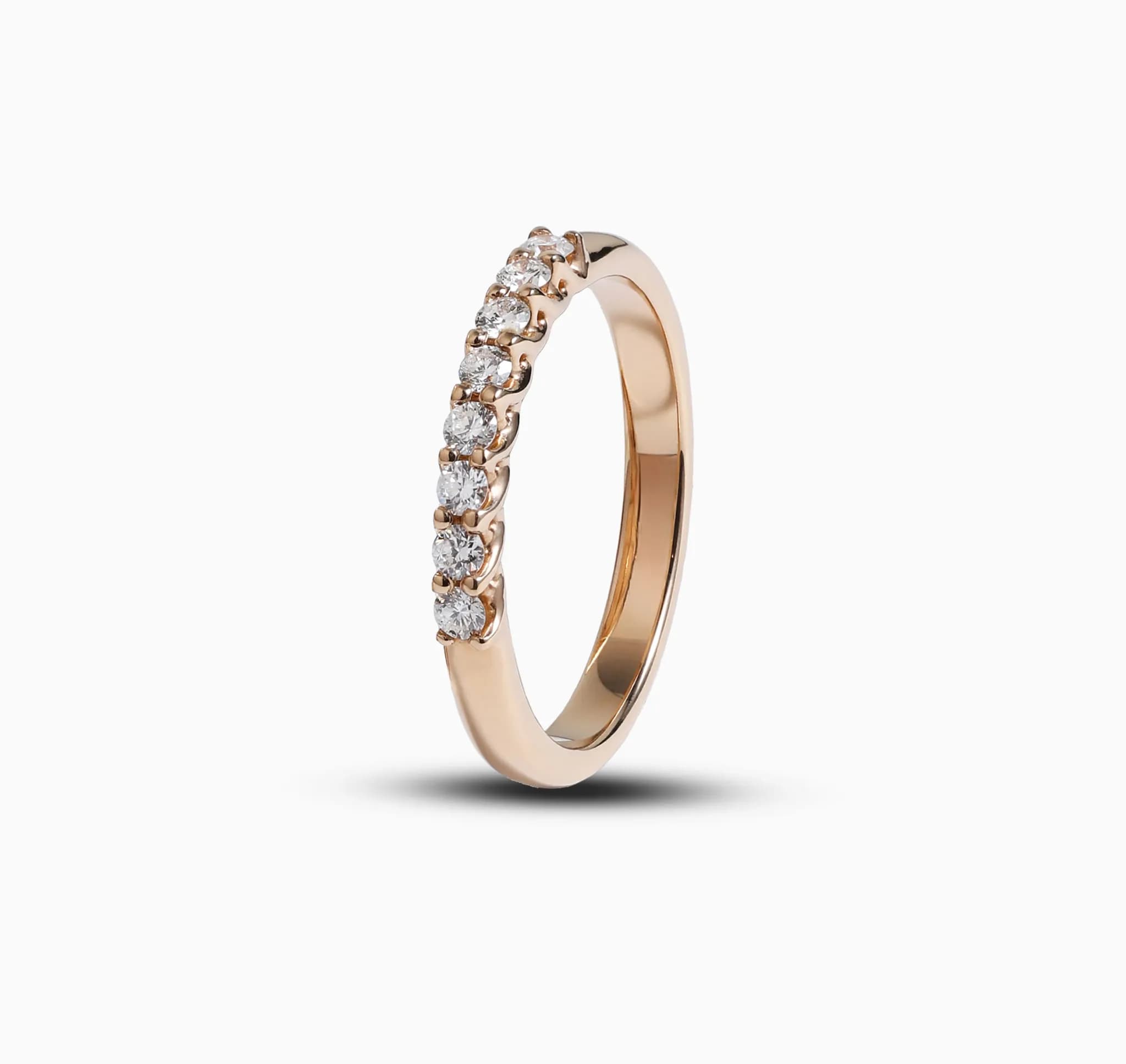 Доріжка з діамантами з червоного золота Wave 8 pcs R1 2,0mm (17)