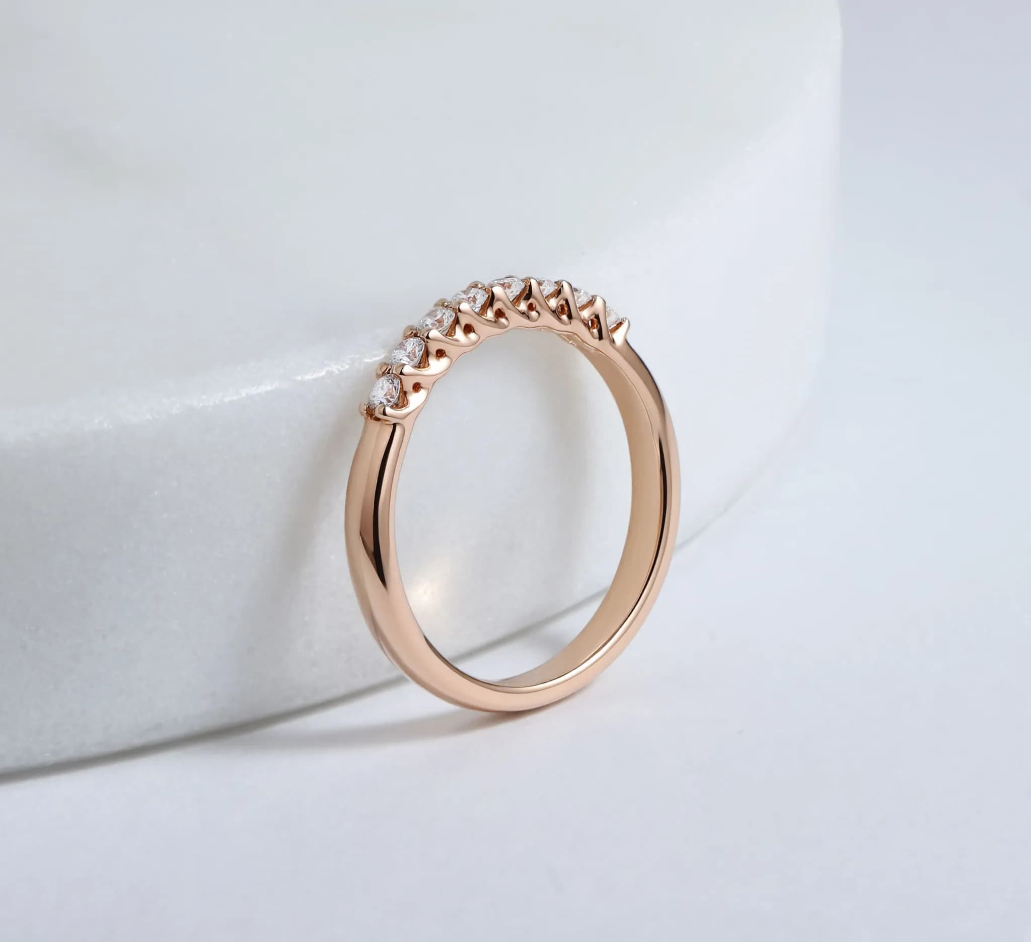 Доріжка з діамантами з червоного золота Wave 8 pcs R1 2,0mm (17), фото 2