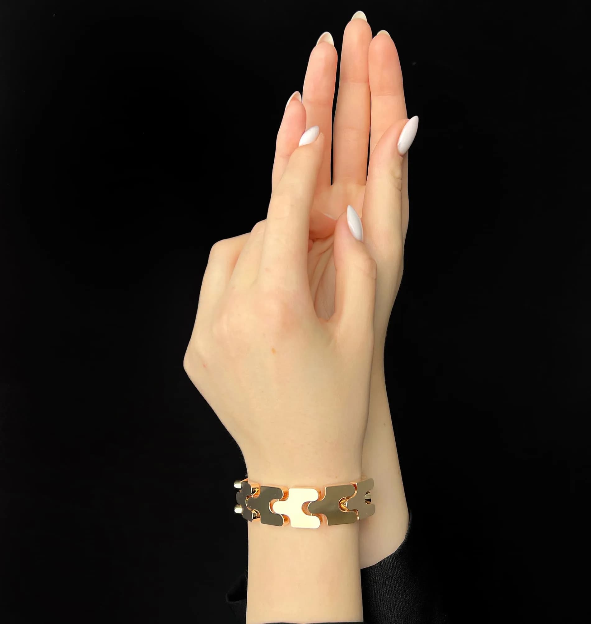 Браслет з жовтого золота Puzzle B4 18k