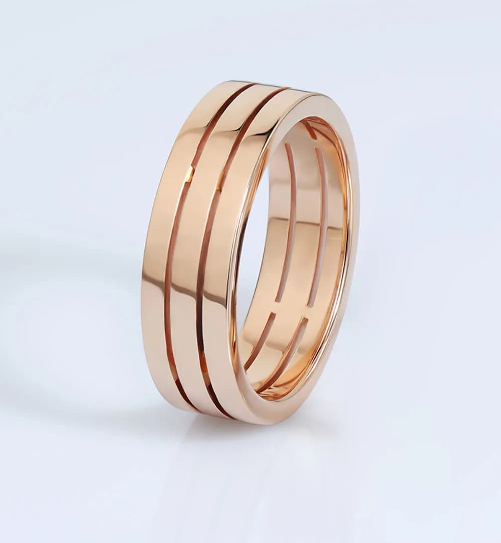 Обручка з червоного золота 100-0186,01 (20)