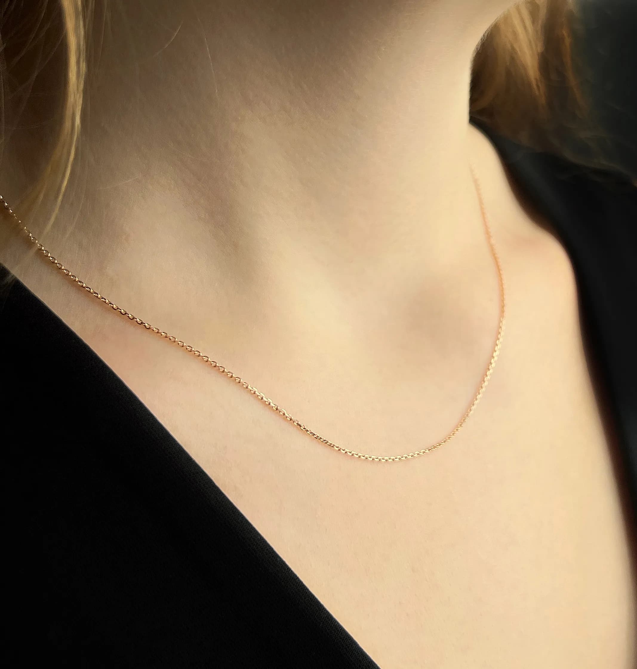 Ланцюжок з червоного золота плетіння якір CABD-30X3 (50)